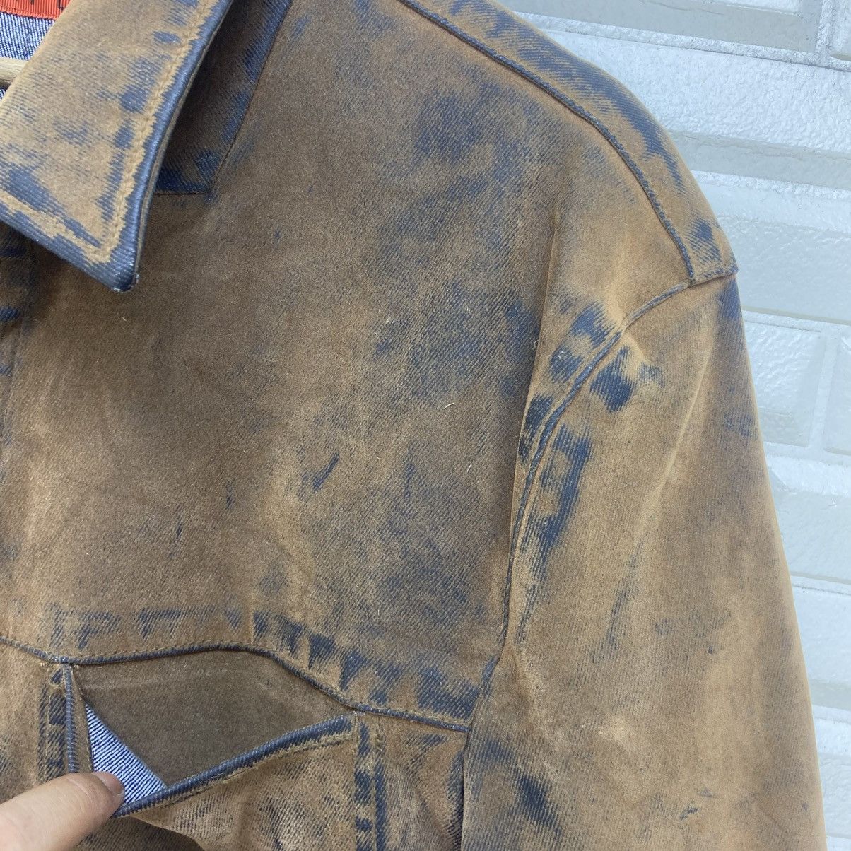 Vintage Baffy Hard Wear Soft Denim Polyurethane Chore Worker Jacket Size US M / EU 48-50 / 2 - 8 Thumbnail