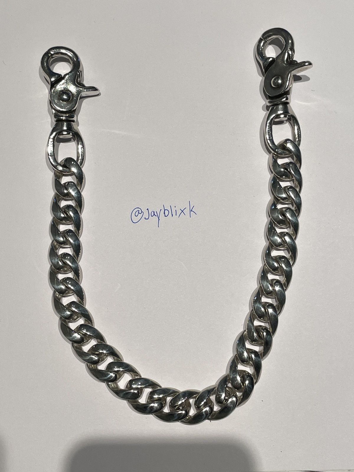 Chrome Hearts CHROME HEARTS DOUBLE LOBSTER CUBAN WALLET CHAIN Size ONE SIZE - 2 Thumbnail