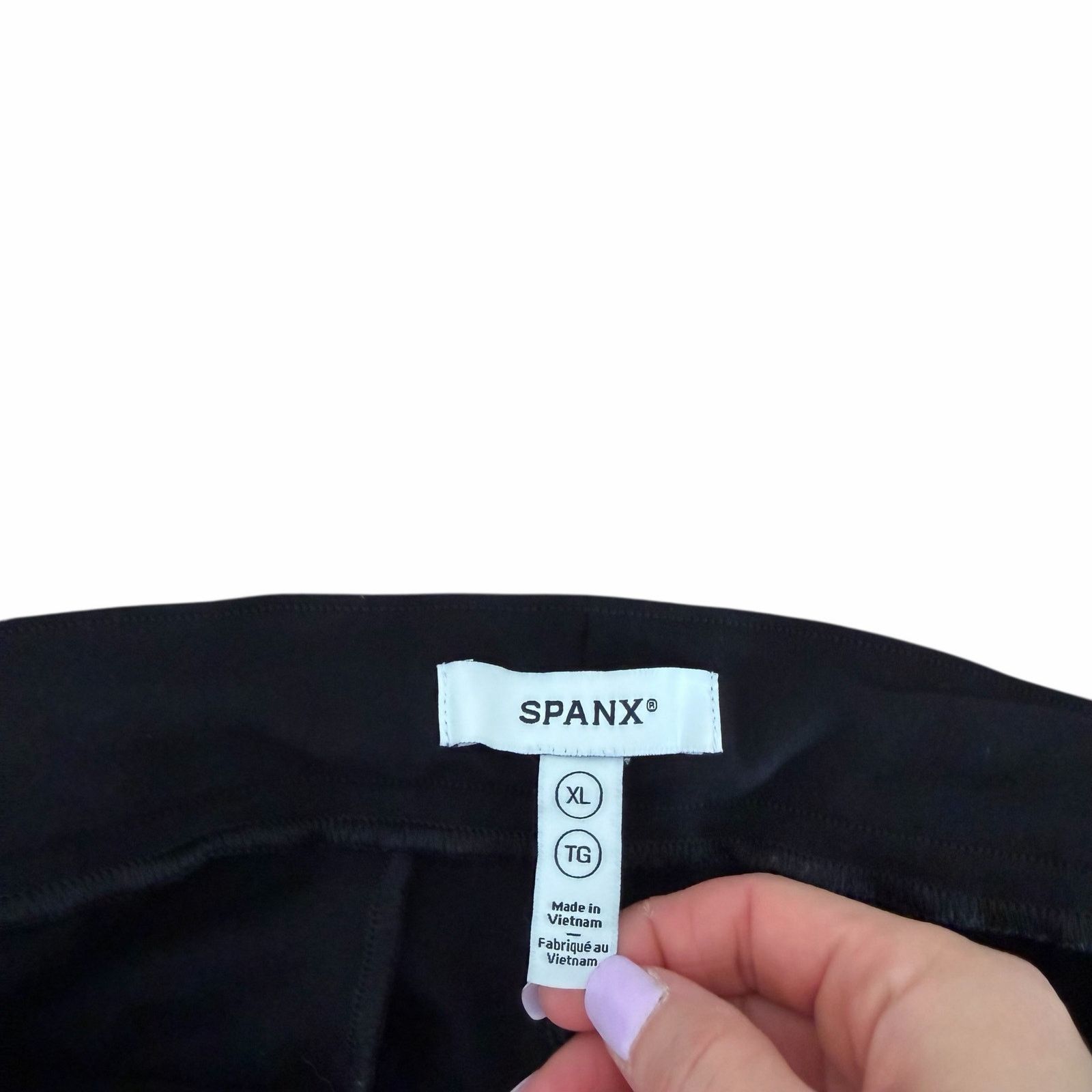 Spanx Spanx Black Pull On Wide Leg Pants Sz XL Size 38" / US 16 / IT 52 - 3 Thumbnail