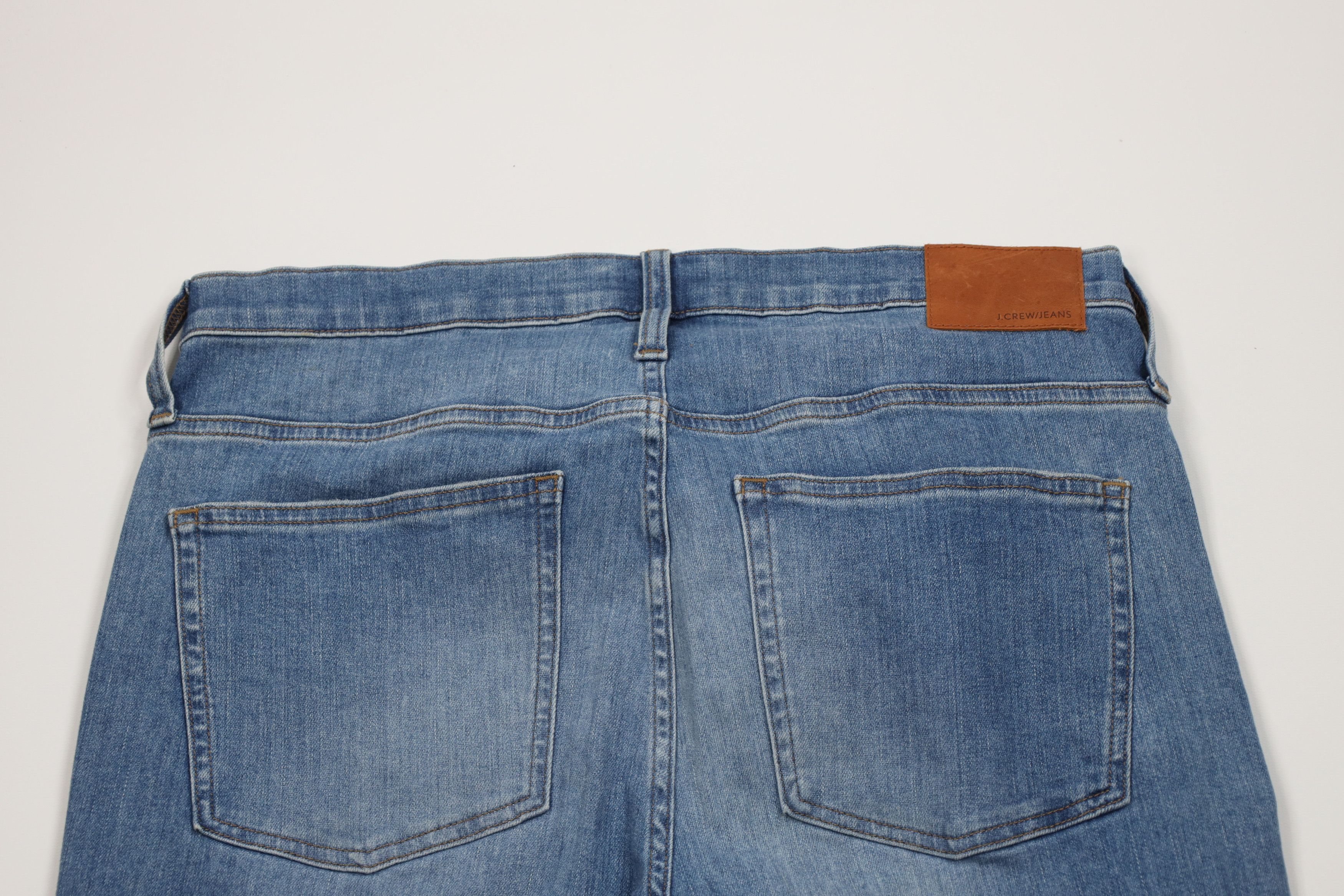 J.Crew J Crew Stretch Vintage Straight Leg Denim Jeans Blue Size 31" - 10 Thumbnail
