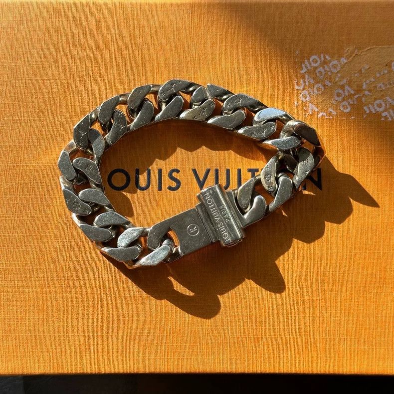 Louis Vuitton Louis Vuitton Original Cuba Chain Metal Bracelet Size ONE SIZE - 5 Thumbnail
