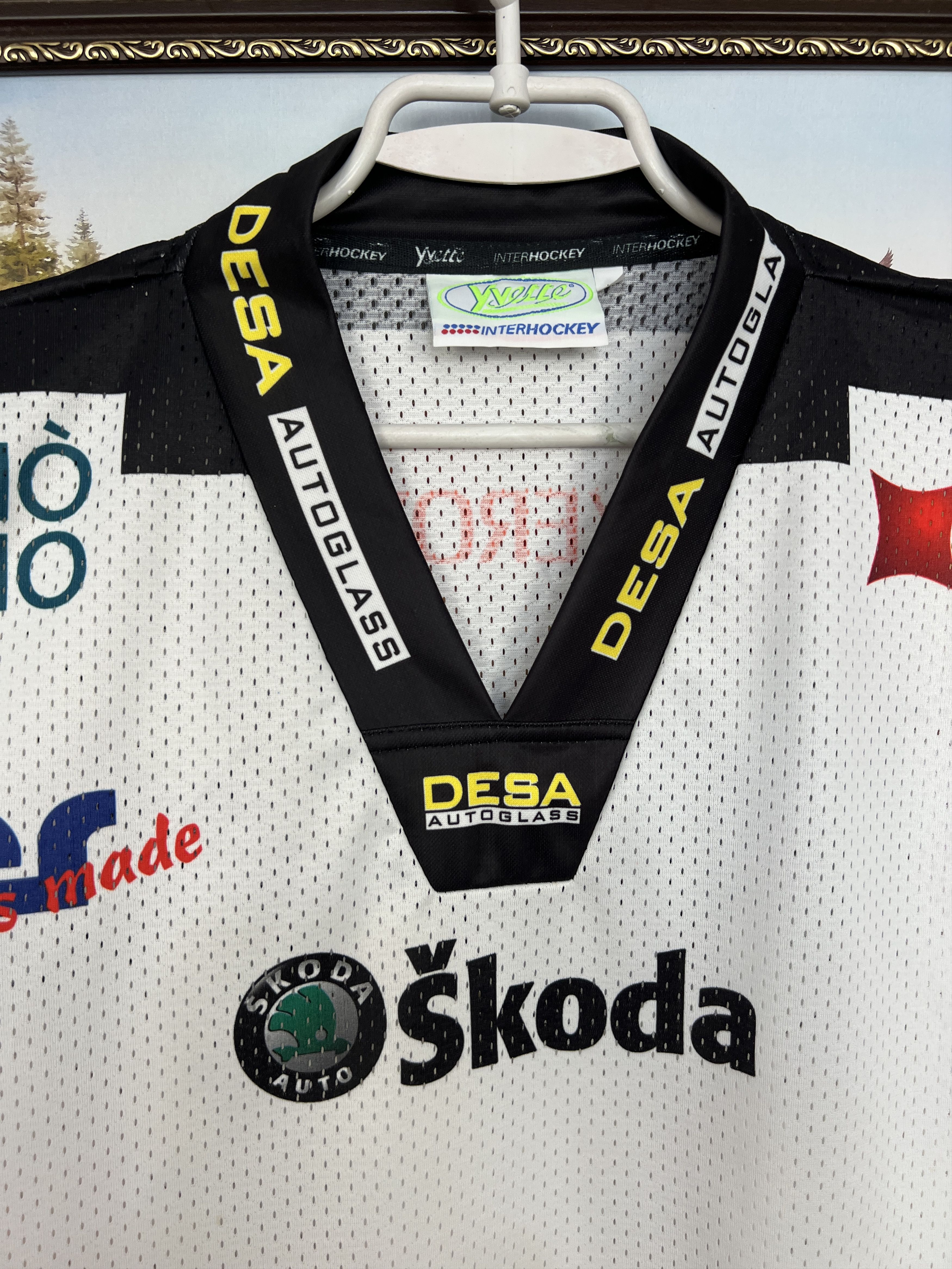 Vintage Vintage HC Lugano 2007 Switzerland Ice Hockey Jersey Mens Size US L / EU 52-54 / 3 - 4 Thumbnail