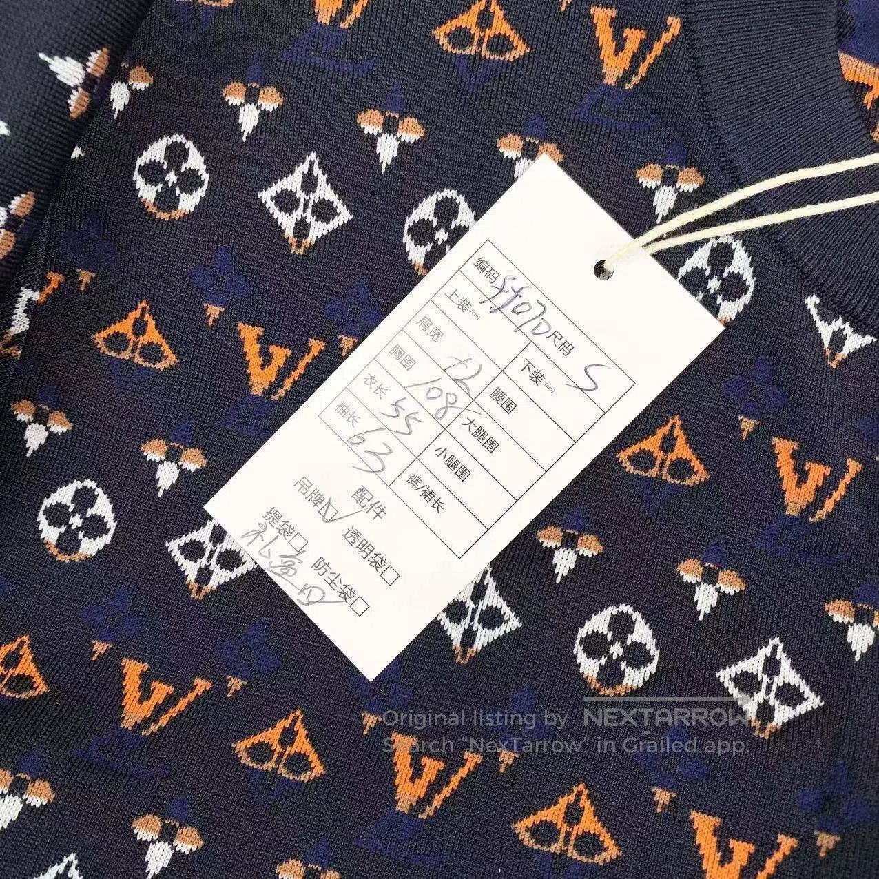 Louis Vuitton Louis Vuitton 24SS logo-embossed crew neck concealed butto Size S / US 4 / IT 40 - 7 Thumbnail