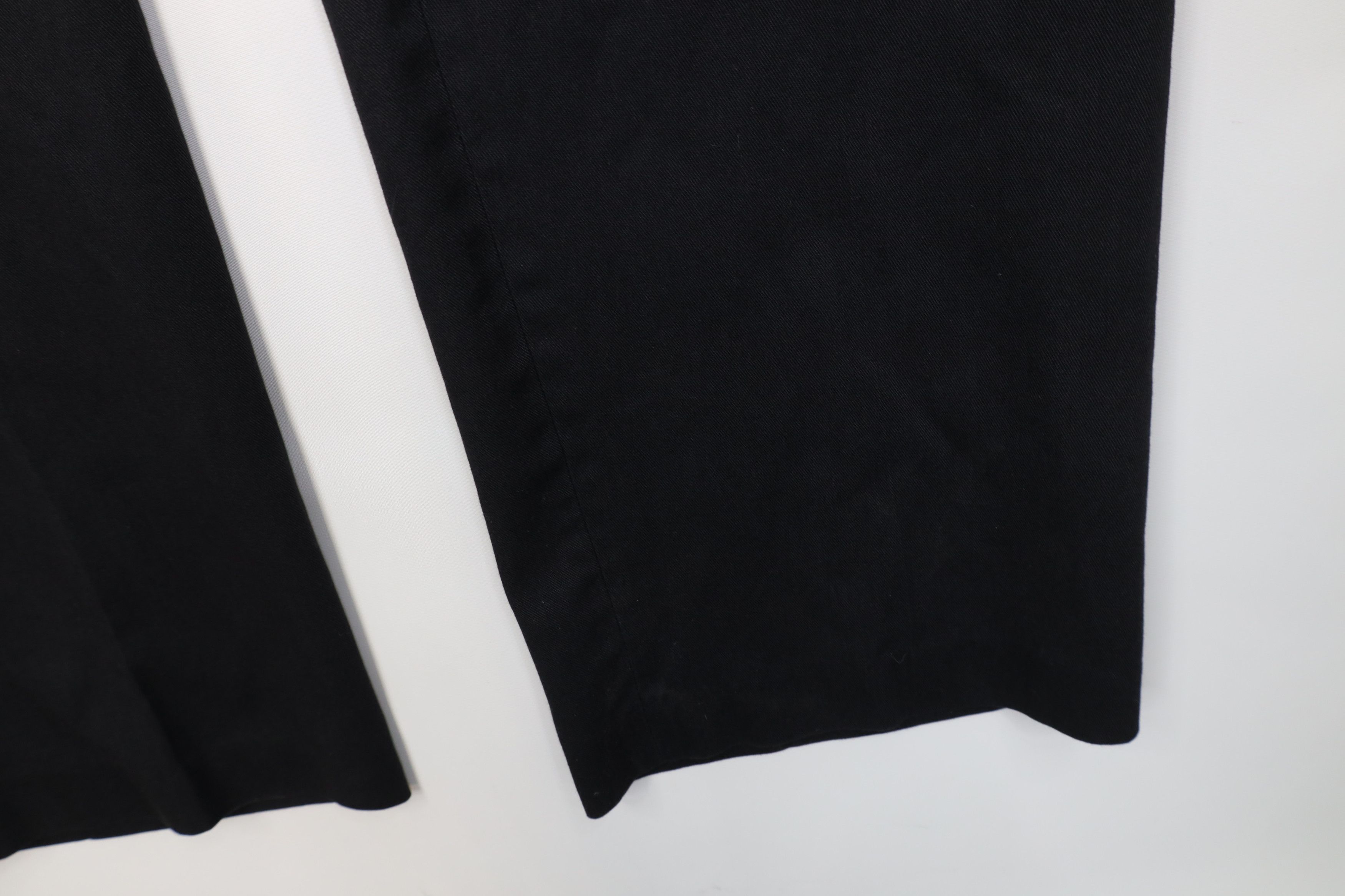 Vintage Vintage 70s Streetwear Flared Wide Leg Chino Pants Black USA Size US 36 / EU 52 - 5 Thumbnail