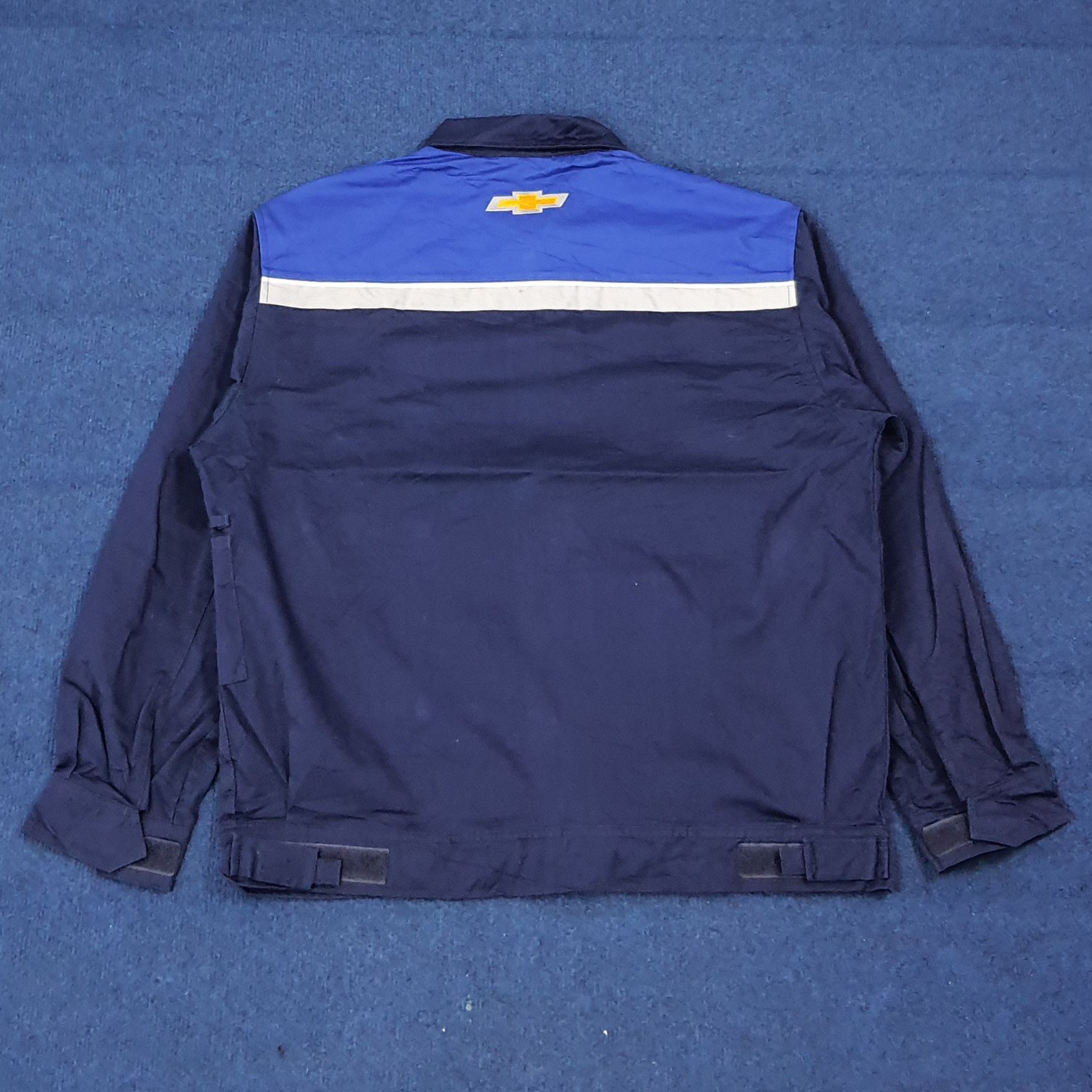 Japanese Brand Vintage Chevrolet Automobile Workwear Jacket C274N1 Size US L / EU 52-54 / 3 - 1 Thumbnail