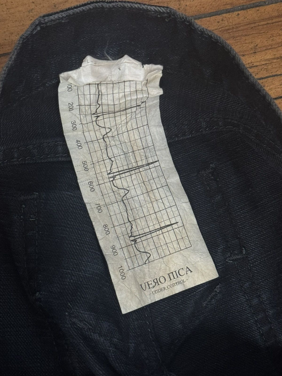 If Six Was Nine Veronica x Led Rechwe Pachacuti Guerilla Flare Lace Up Denim Size US 30 / EU 46 - 5 Thumbnail