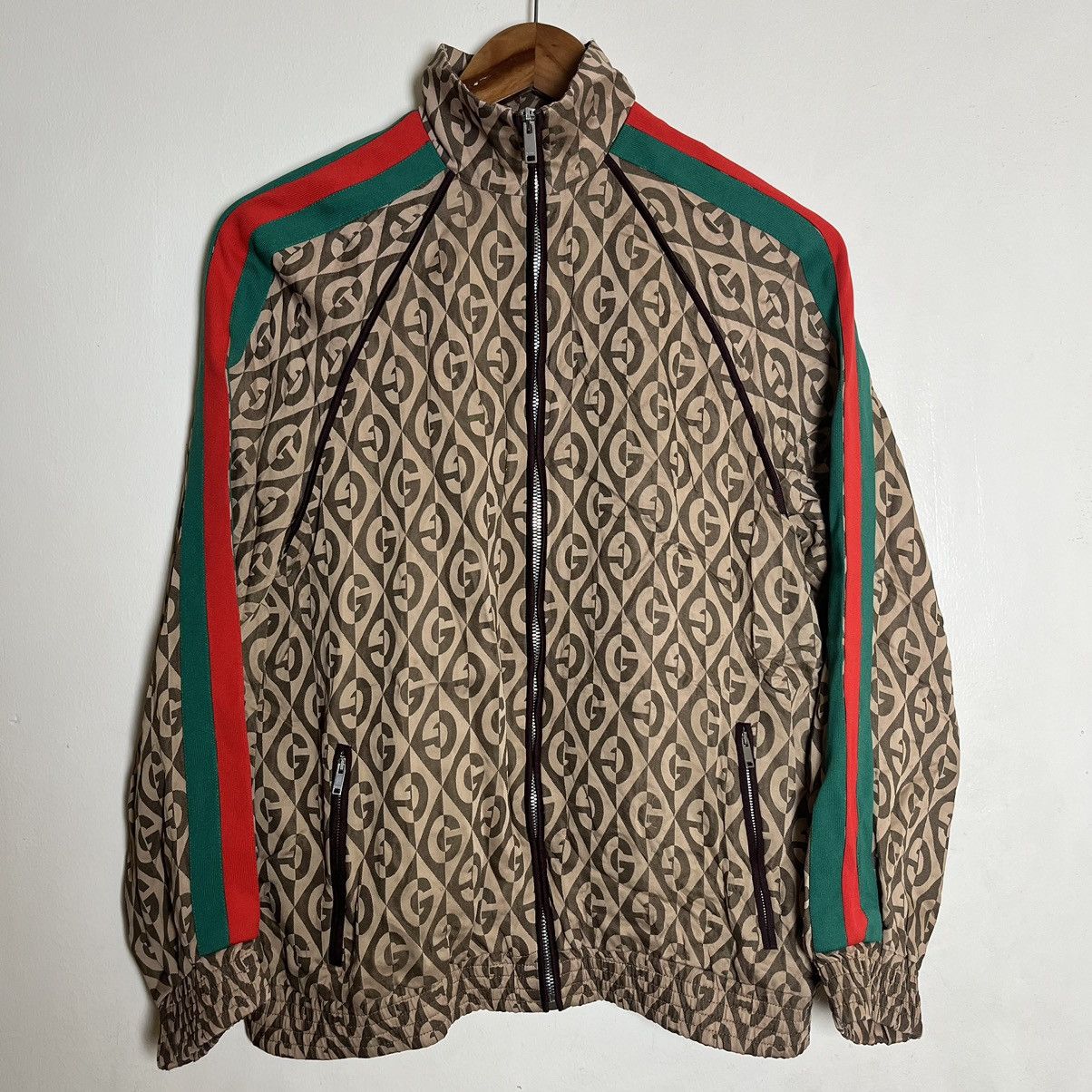 Gucci Gucci G Rhombus Jacquard Track Jacket Size S / US 4 / IT 40 - 1 Thumbnail