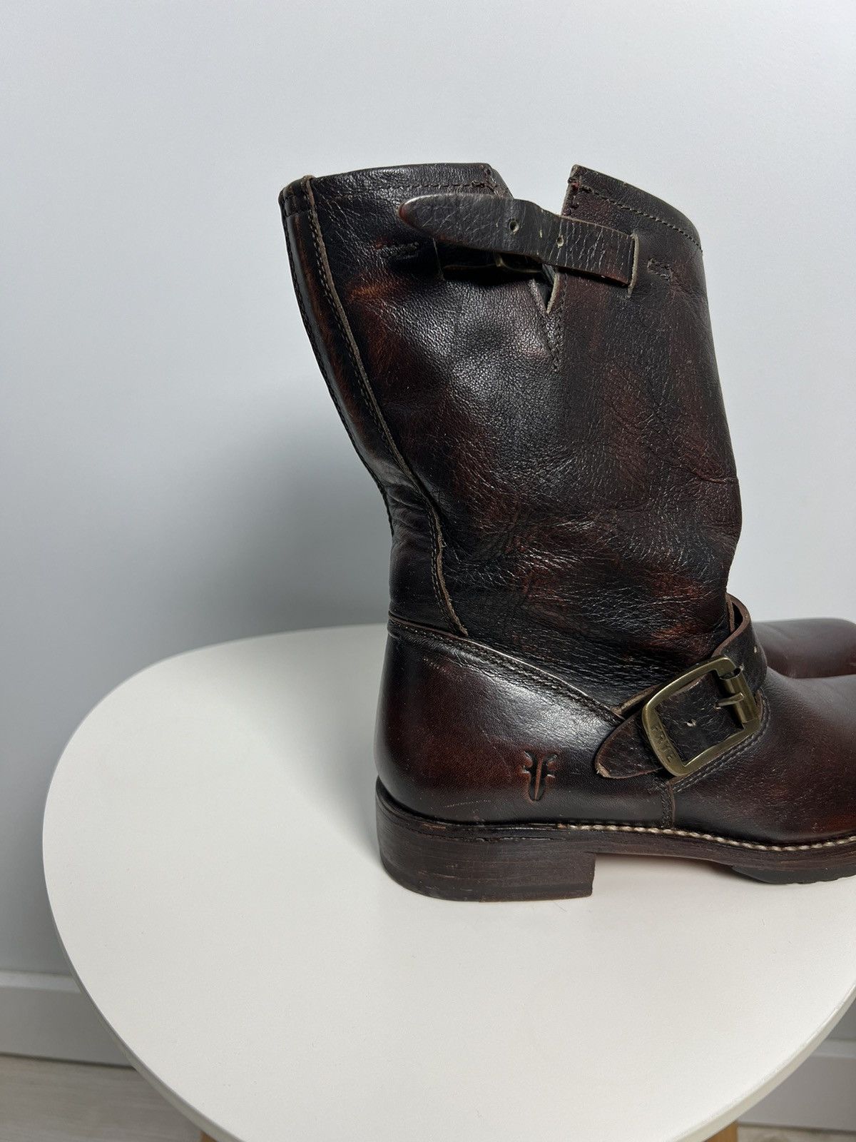 Frye Frye USA Leather Cowboy Boots Hype Model Size US 8 / IT 38 - 10 Thumbnail