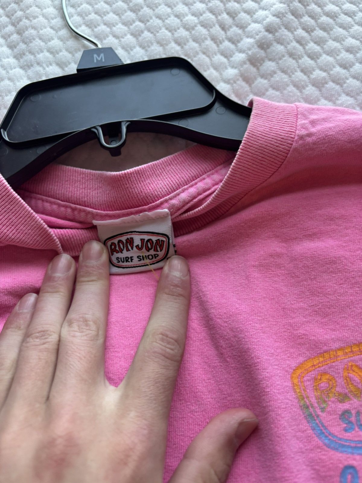 Japanese Brand × Ron Jon Surf Shop × Vintage Vintage y2k Ron Jon surf shop pink long sleeve Size US M / EU 48-50 / 2 - 5 Thumbnail