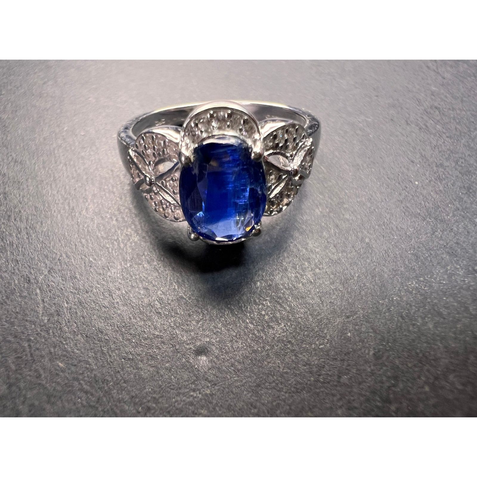 Other NEW Blue kyanite Sterling silver ring size 8 Size ONE SIZE - 2 Thumbnail