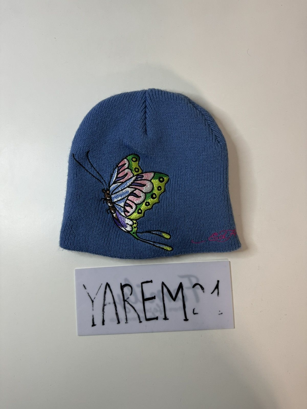 Ed Hardy Ed Hardy by Christian Audigier Butterfly hat cap Size ONE SIZE - 1 Thumbnail