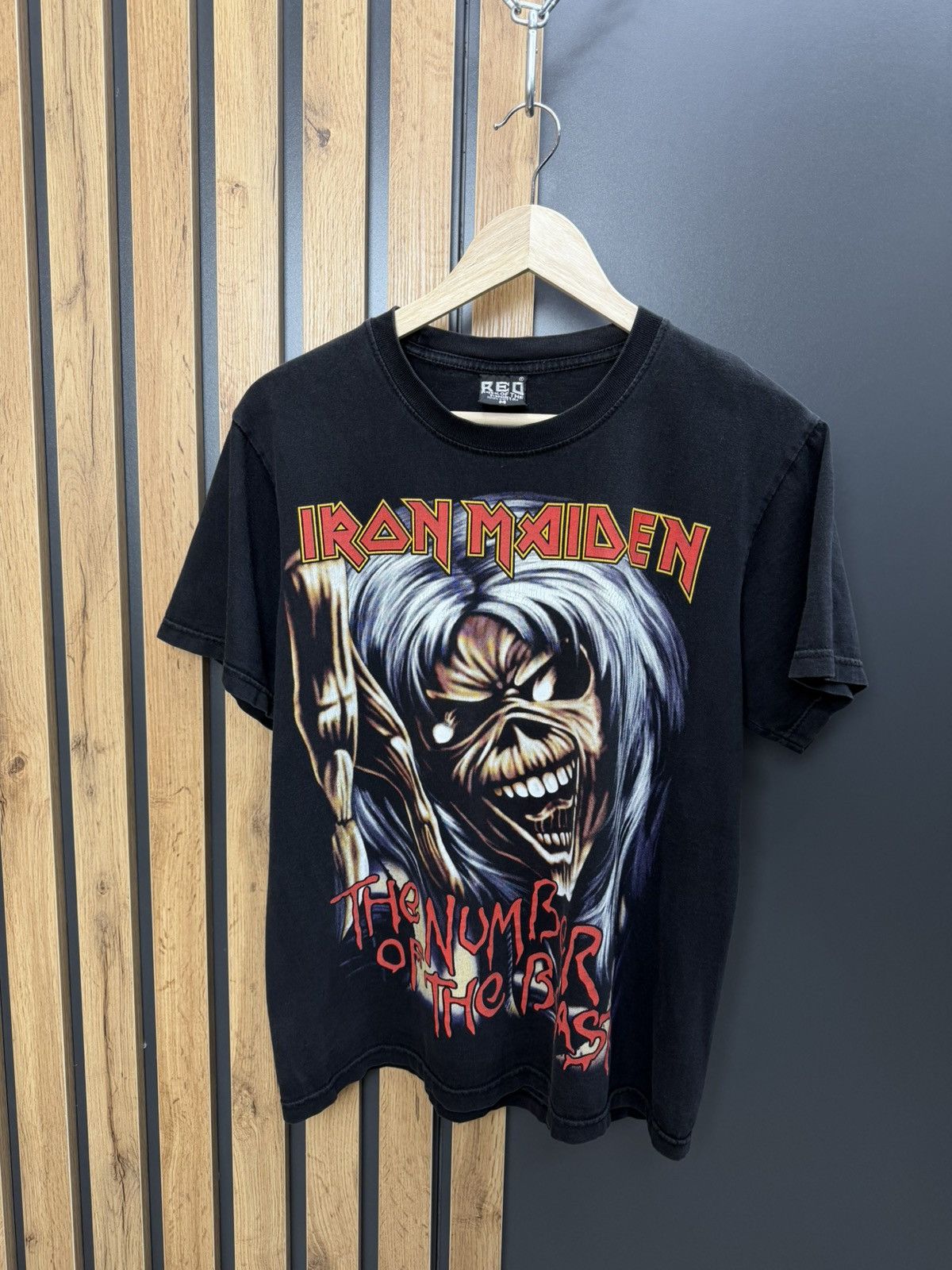 Iron Maiden Iron Maiden Number Of The Beast Tee Black Size M Size US M / EU 48-50 / 2 - 1 Thumbnail