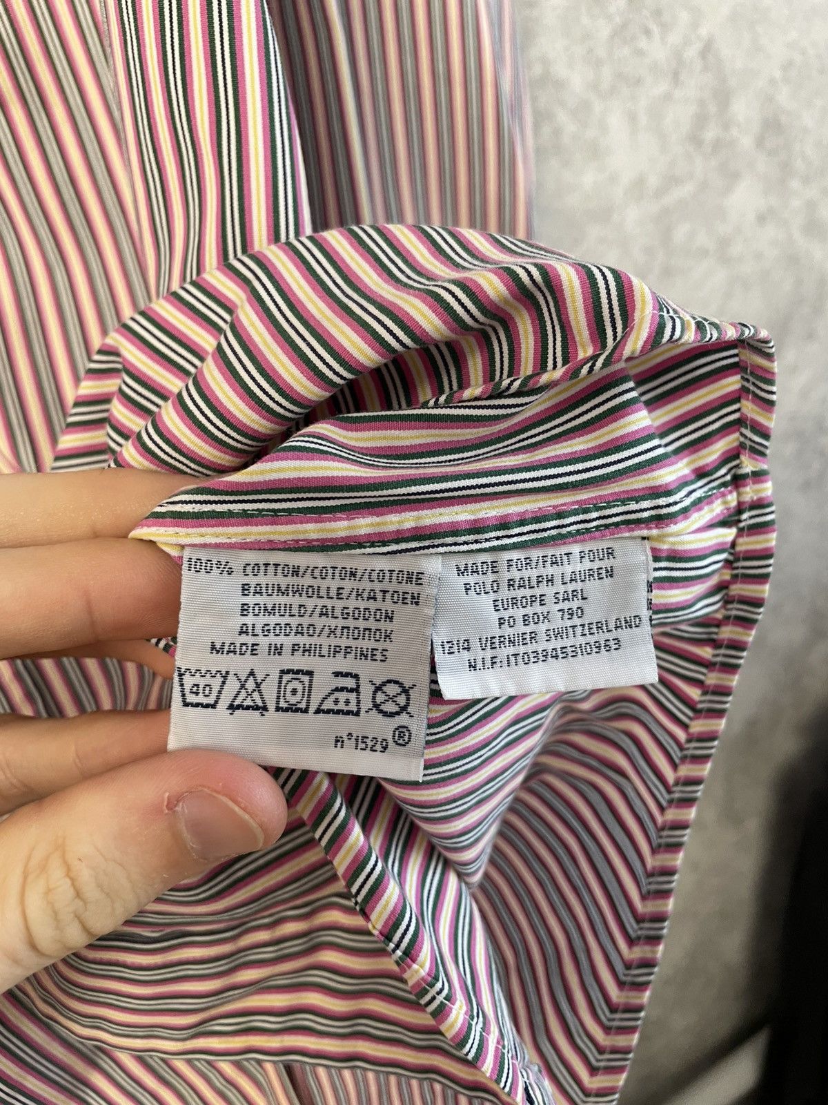 Polo Ralph Lauren Vintage Polo Ralph Lauren Striped Long Sleeve ButtonUp Shirt Size US S / EU 44-46 / 1 - 8 Thumbnail
