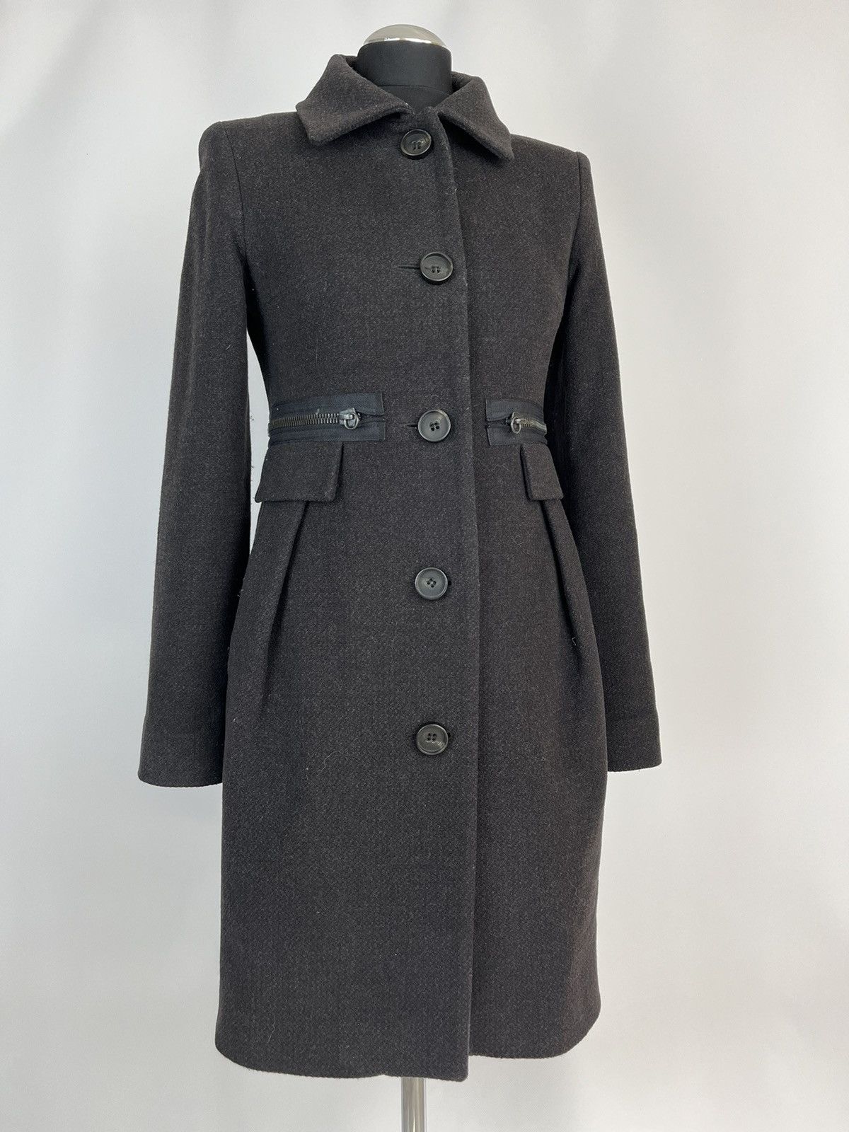 Cop Copine Cop Copine Wool Gray Coat Size M Size M / US 6-8 / IT 42-44 - 1 Thumbnail