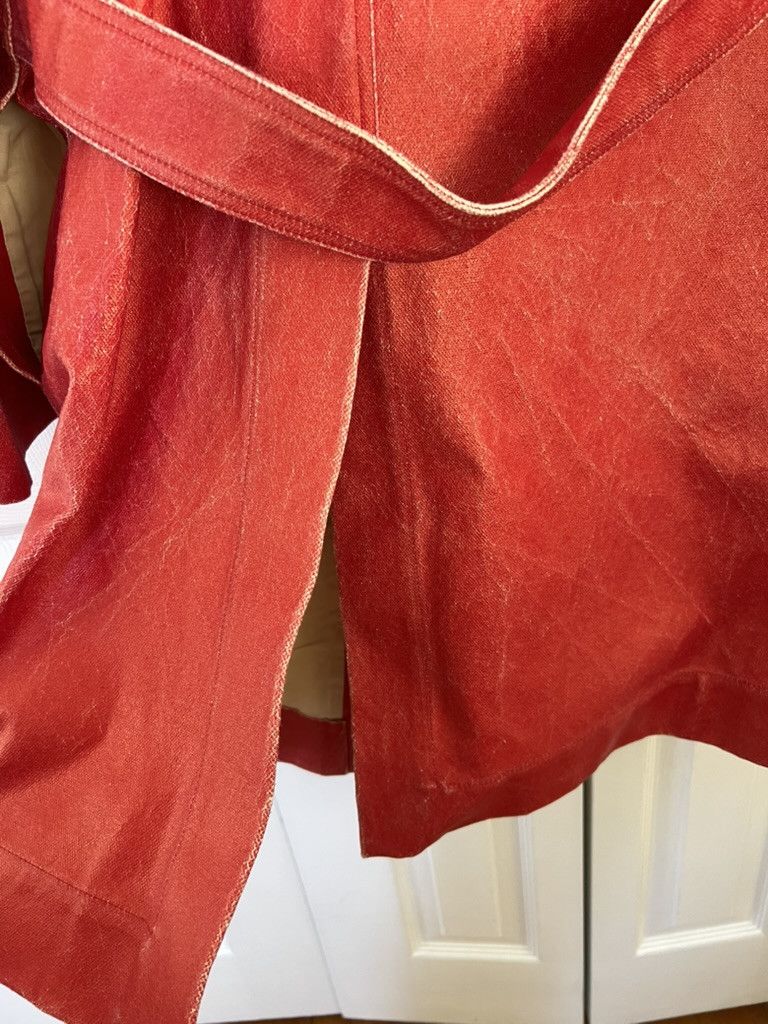 Rick Owens Drkshdw Red Trenchcoat Size US M / EU 48-50 / 2 - 4 Thumbnail