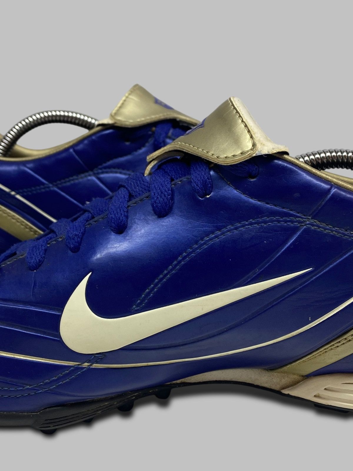 Nike Vintage Nike Mercurial Pace Vapor 2 Ronaldo R9 Royal Blue Size US 11.5 / EU 44-45 - 10 Thumbnail