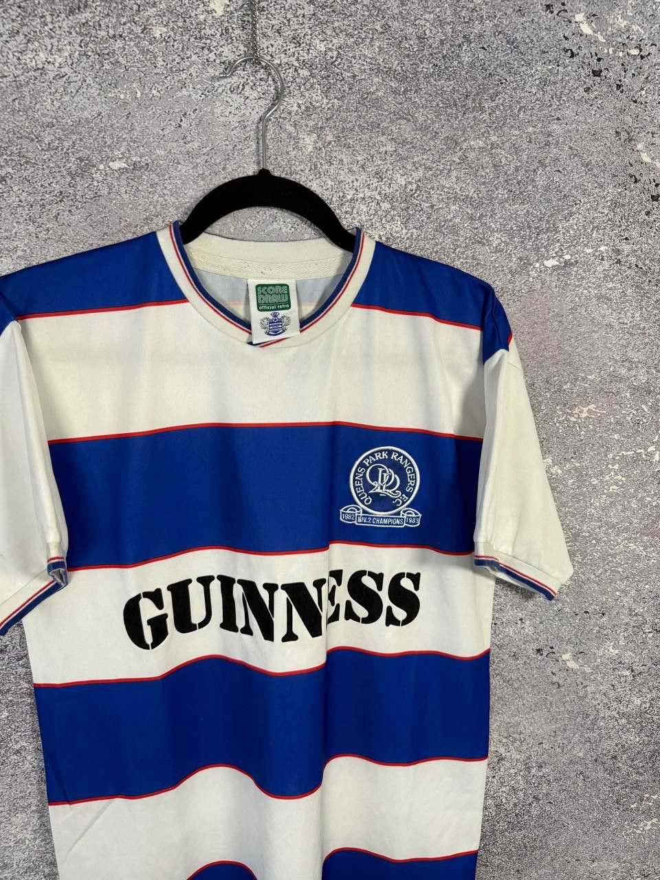 Vintage 90's QPR Queens Park Rangers 1983/84 Score Draw Fan Jersey Size US S / EU 44-46 / 1 - 2 Thumbnail