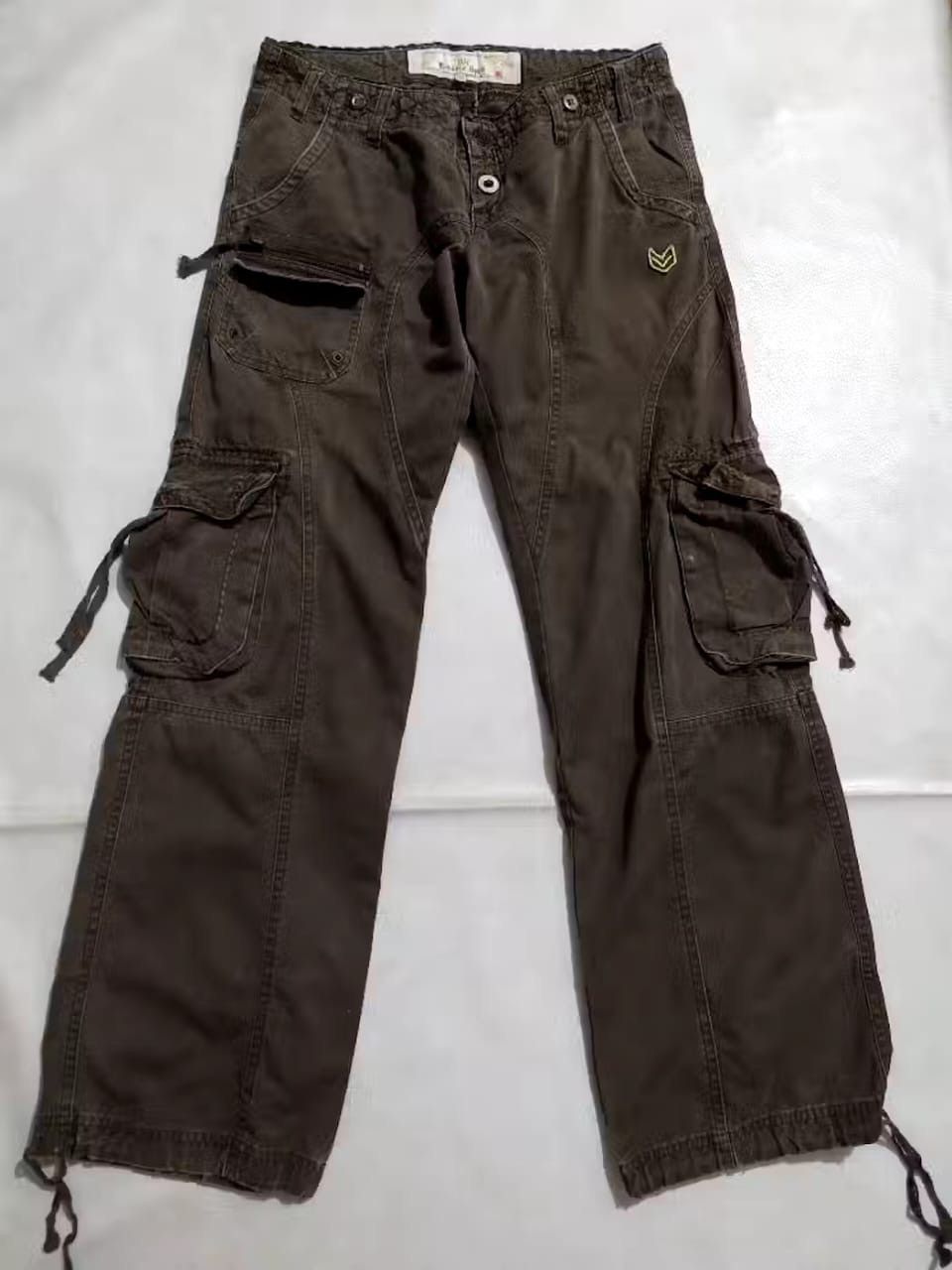 image of Vintage Fox Brand Cargo Tactical Multipocket Pants in Black, Men's (Size 30)