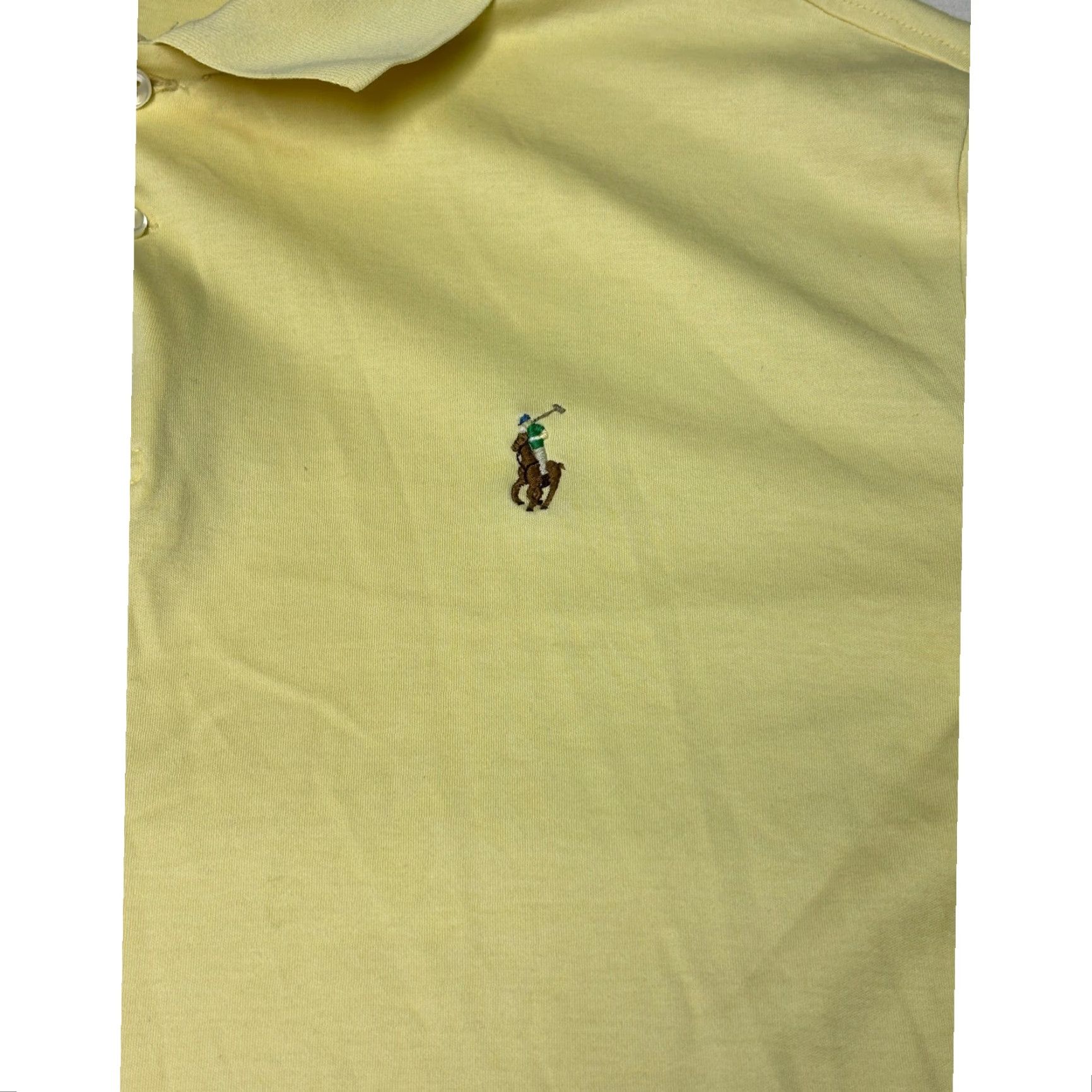 Polo Ralph Lauren Polo Ralph Lauren Mens Classic Fit Cotton Polo Shirt Yellow LG Short Size US L / EU 52-54 / 3 - 2 Thumbnail