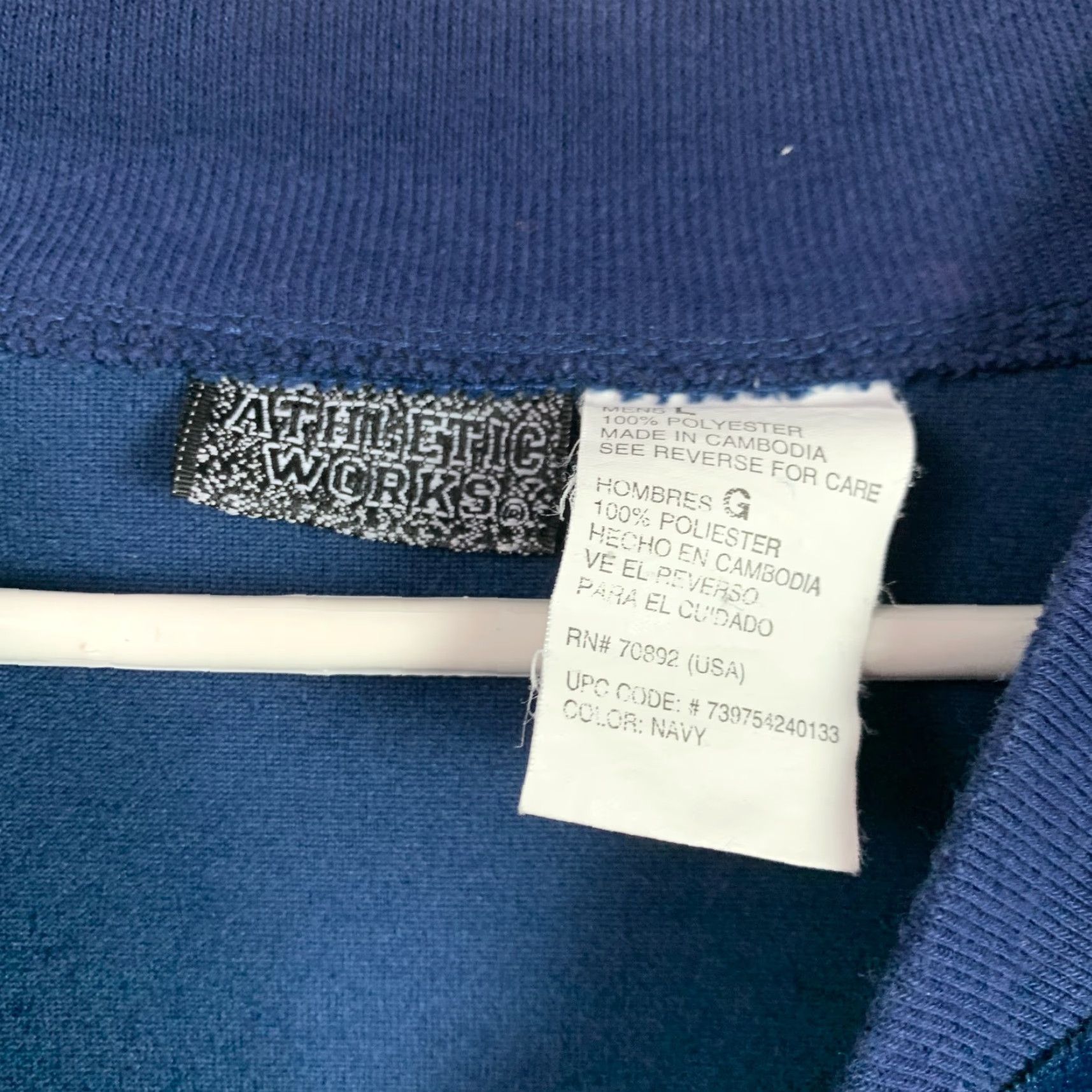 Athletic Works Vintage Athletic Works Blue Velour Full Zip Jacket Mens XL Bomber 90s Style Size US XL / EU 56 / 4 - 3 Thumbnail