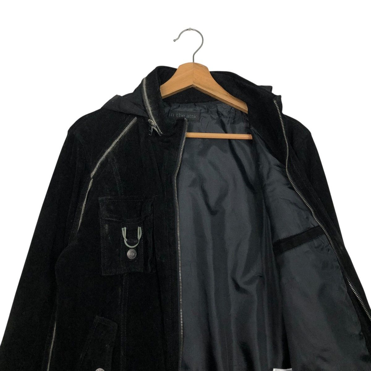 In The Attic 🔥RICH BLACK PUNK DESIGN BIKER JACKET BUTTON IN THE ATTIC Size US M / EU 48-50 / 2 - 15 Thumbnail