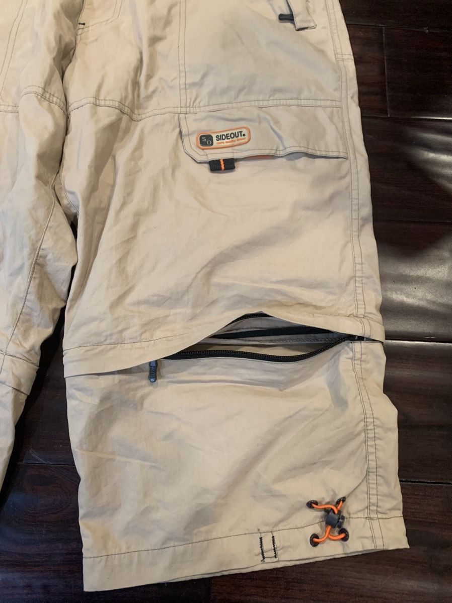 Sideout vintage cream sideout cargo shorts Size US 34 / EU 50 - 5 Thumbnail