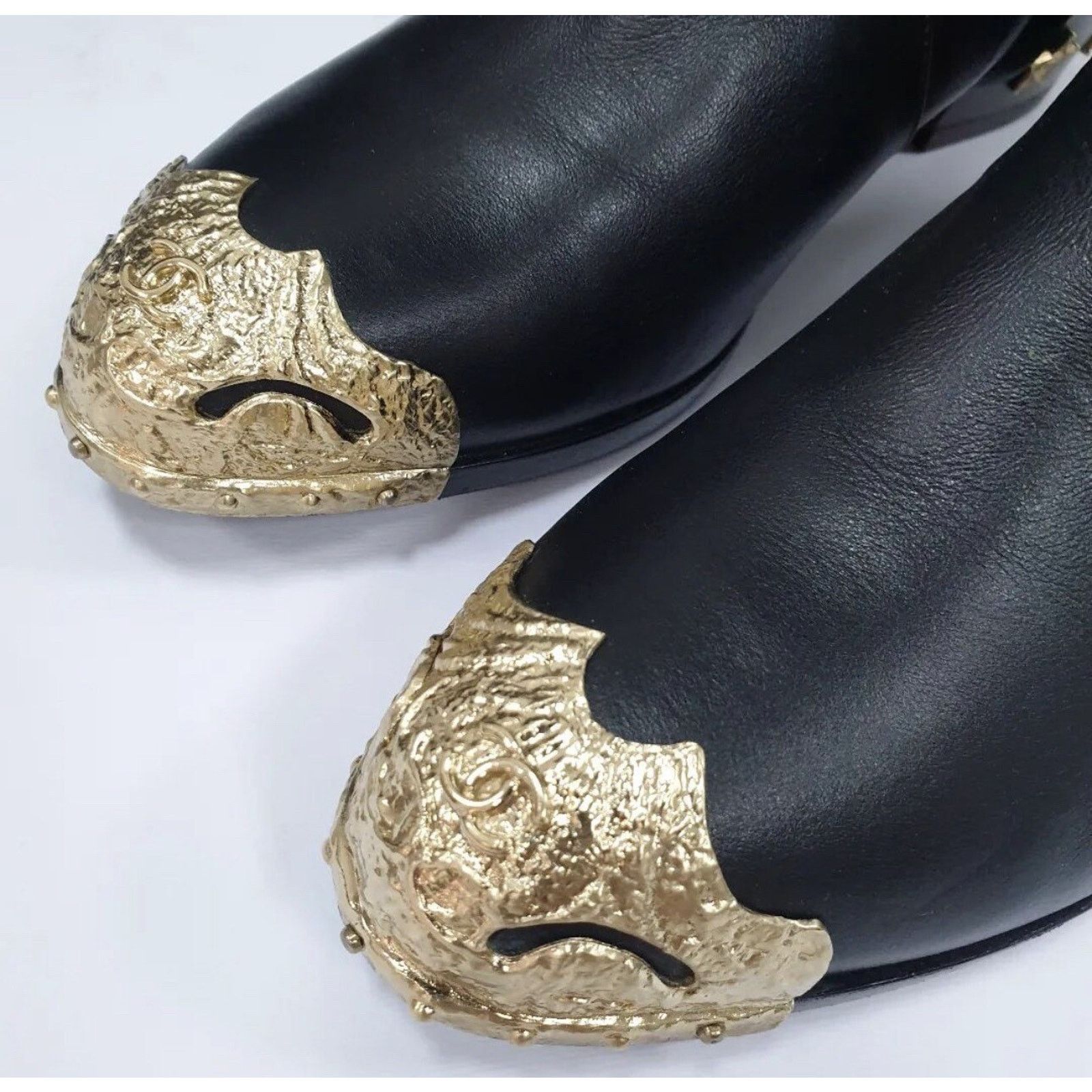 Chanel Chanel Paris Dallas Metal Cap Toe Thigh High Boots Sz. 36.5 Size US 5.5 / IT 35.5 - 2 Thumbnail