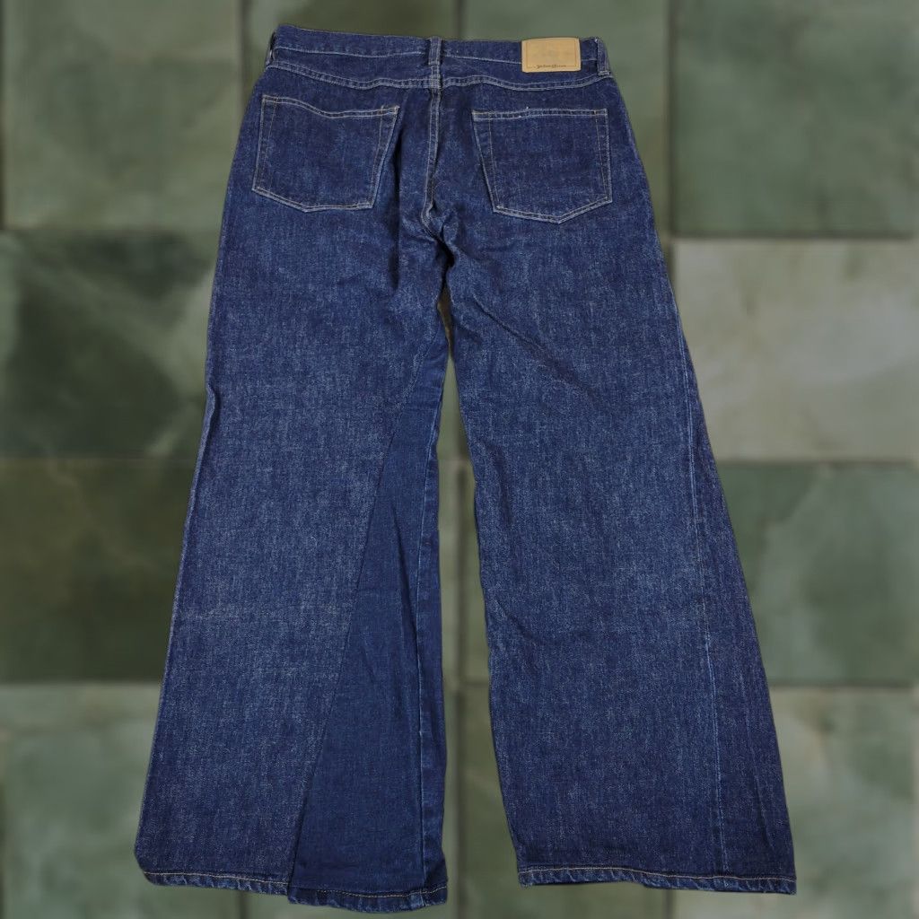 Wallace & Barnes Wallace & Barnes Jeans Mens 32x34 Blue Flared Button Fly USA Denim Vintage: No, 90s, USA theme Size US 32 / EU 48 - 1 Thumbnail