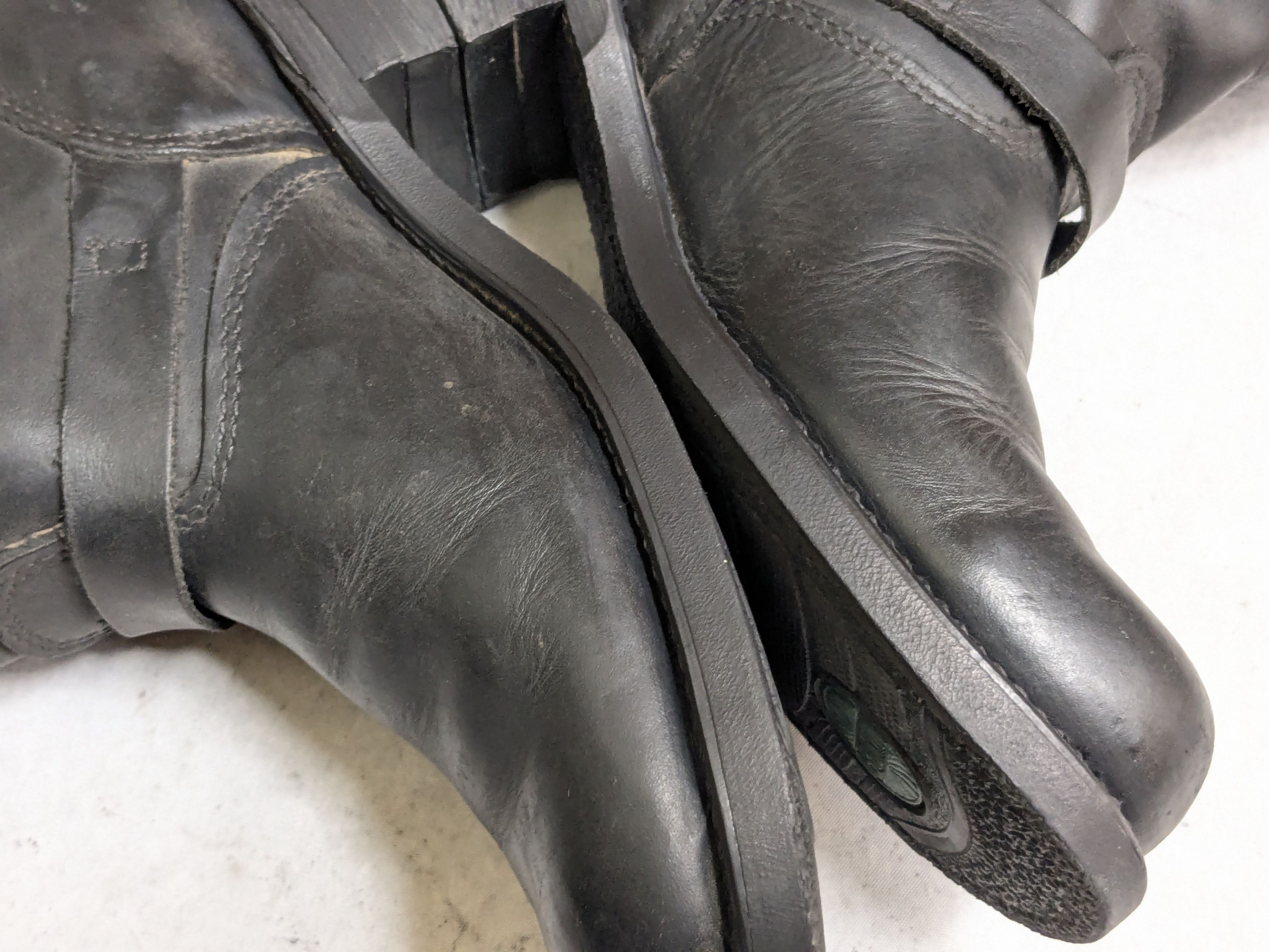 Frye Frye Engineer Boots Black Leather 10 M Leather Buckle Size US 10 / EU 43 - 11 Thumbnail