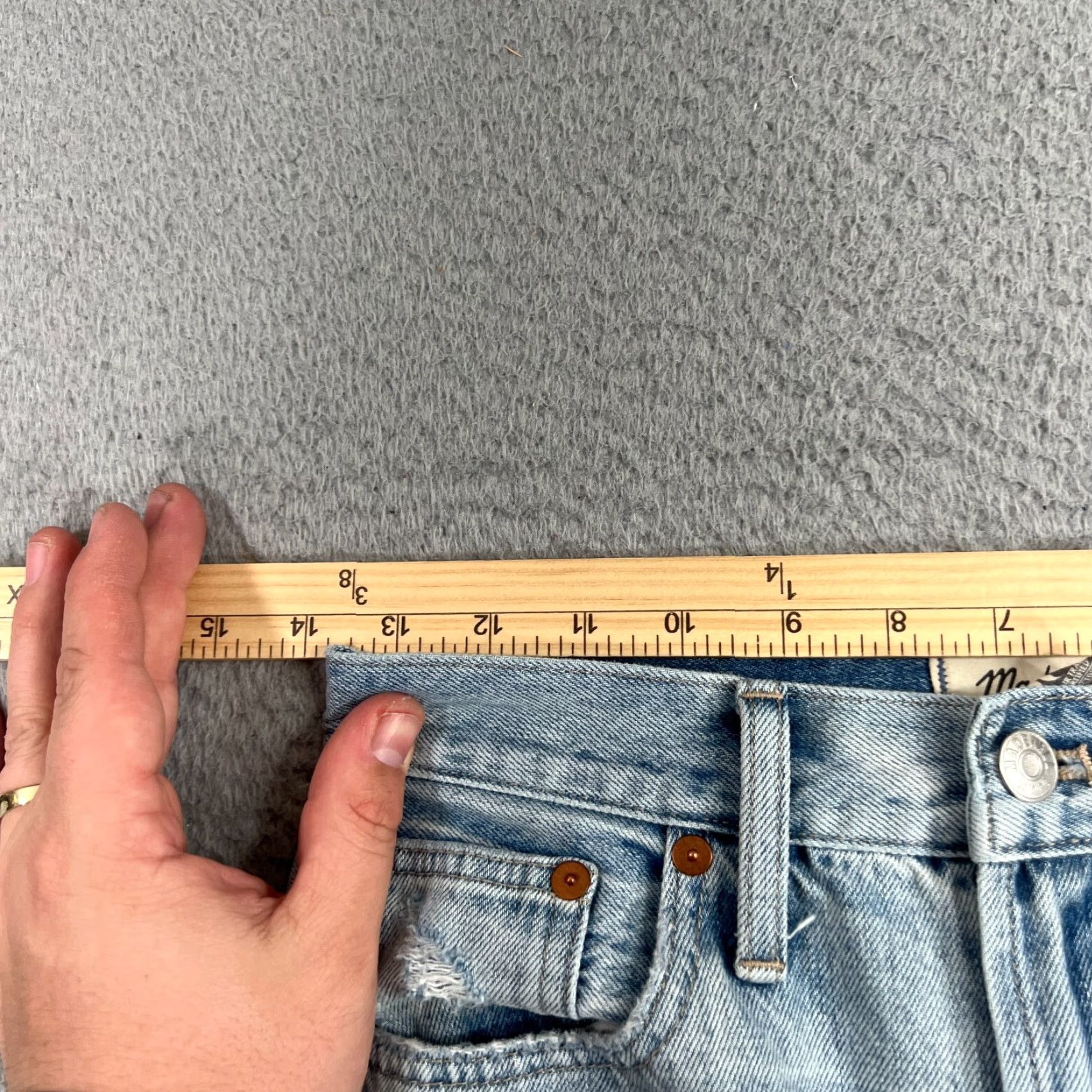 Madewell Madewell Jeans Womens 26 Light Wash 90s Bohemian Straight Denim Blue Spring Fall Summer Winter Mens? Size 26" / US 2 / IT 38 - 5 Thumbnail