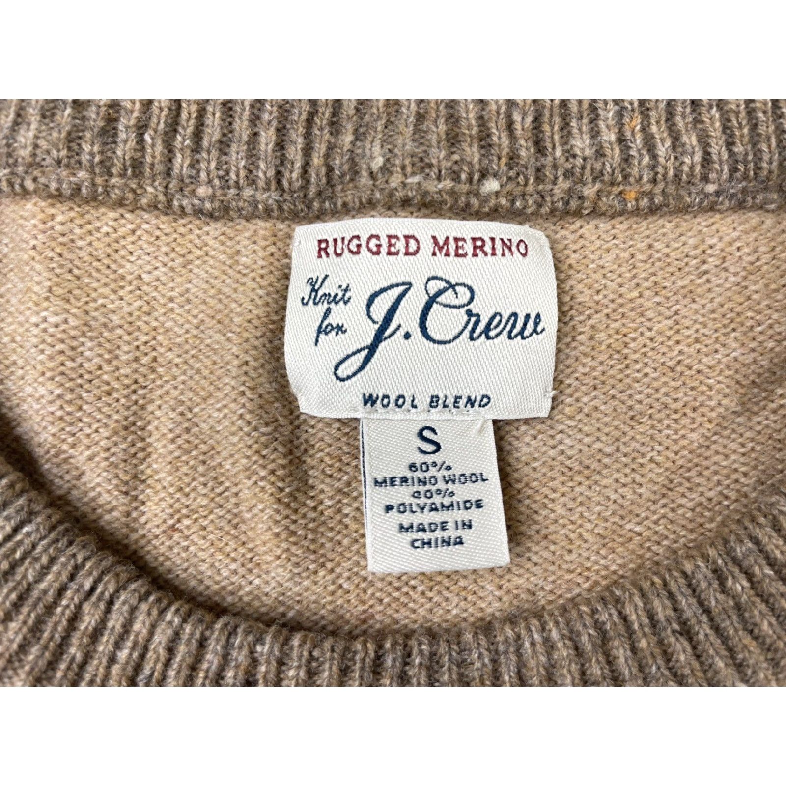 J.Crew VINTAGE J.CREW Rugged Merino Wool Patchwork Sweater Mens Small S Brown Pullover BA221 Merino Wool Patchwork 90s Style Size US S / EU 44-46 / 1 - 2 Thumbnail
