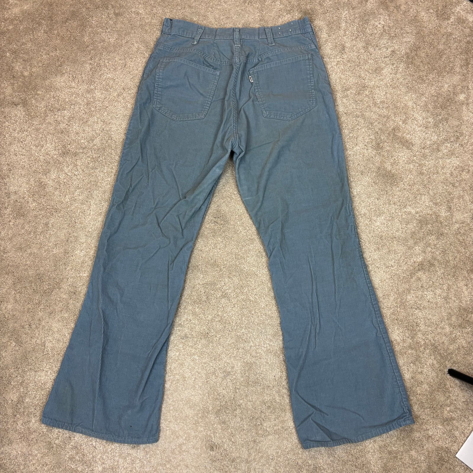 Levi's × Vintage Vintage 70s 80s Levi's 646 Corduroy Flare Pants 32x29 Size US 32 / EU 48 - 3 Thumbnail