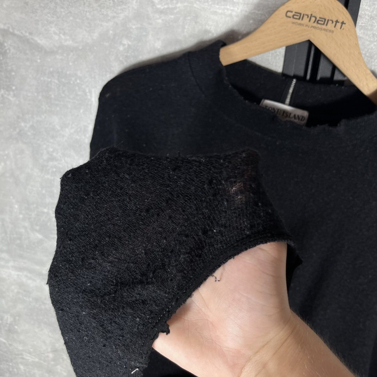 STONE ISLAND 00s VINTAGE ARCHIVE KNIT SWEATER SWEATSHIRT Y2K