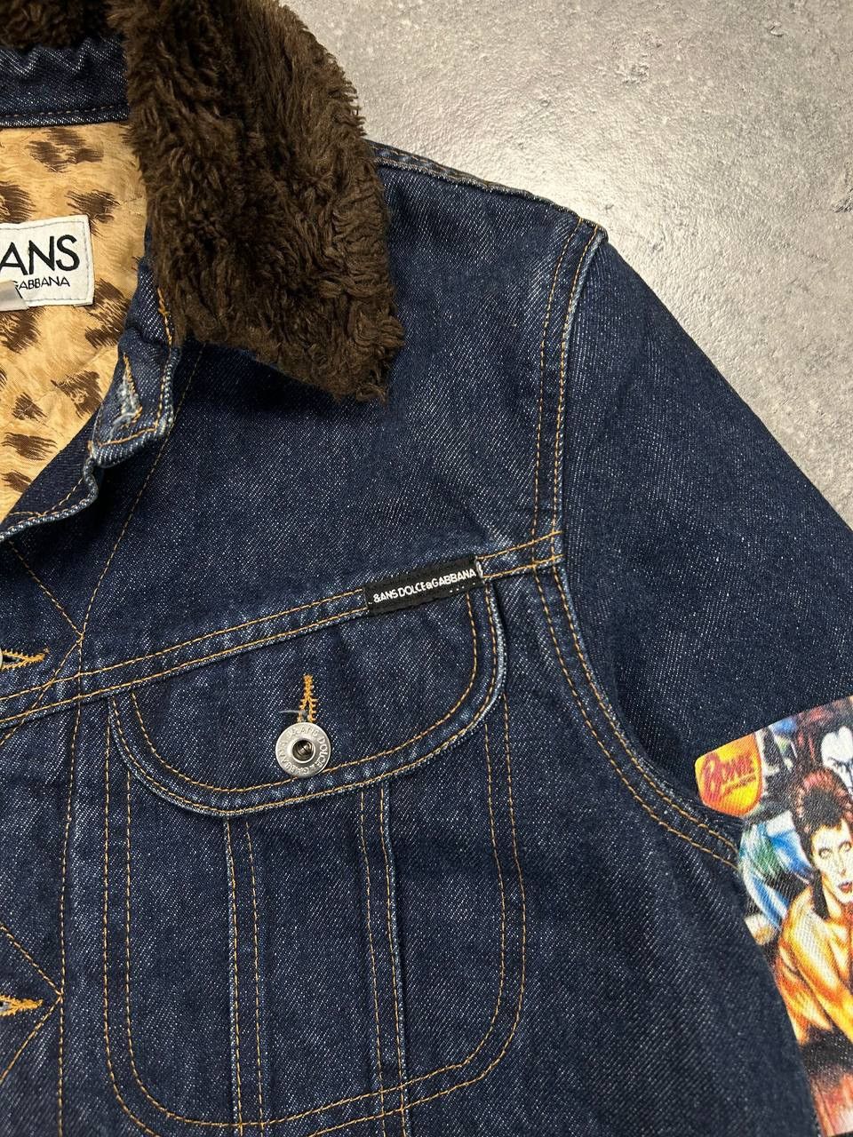 Dolce & Gabbana Dolce & Gabbana Rebel Denim Jacket Genuine Fur Rock-n-Roll Size US S / EU 44-46 / 1 - 12 Thumbnail