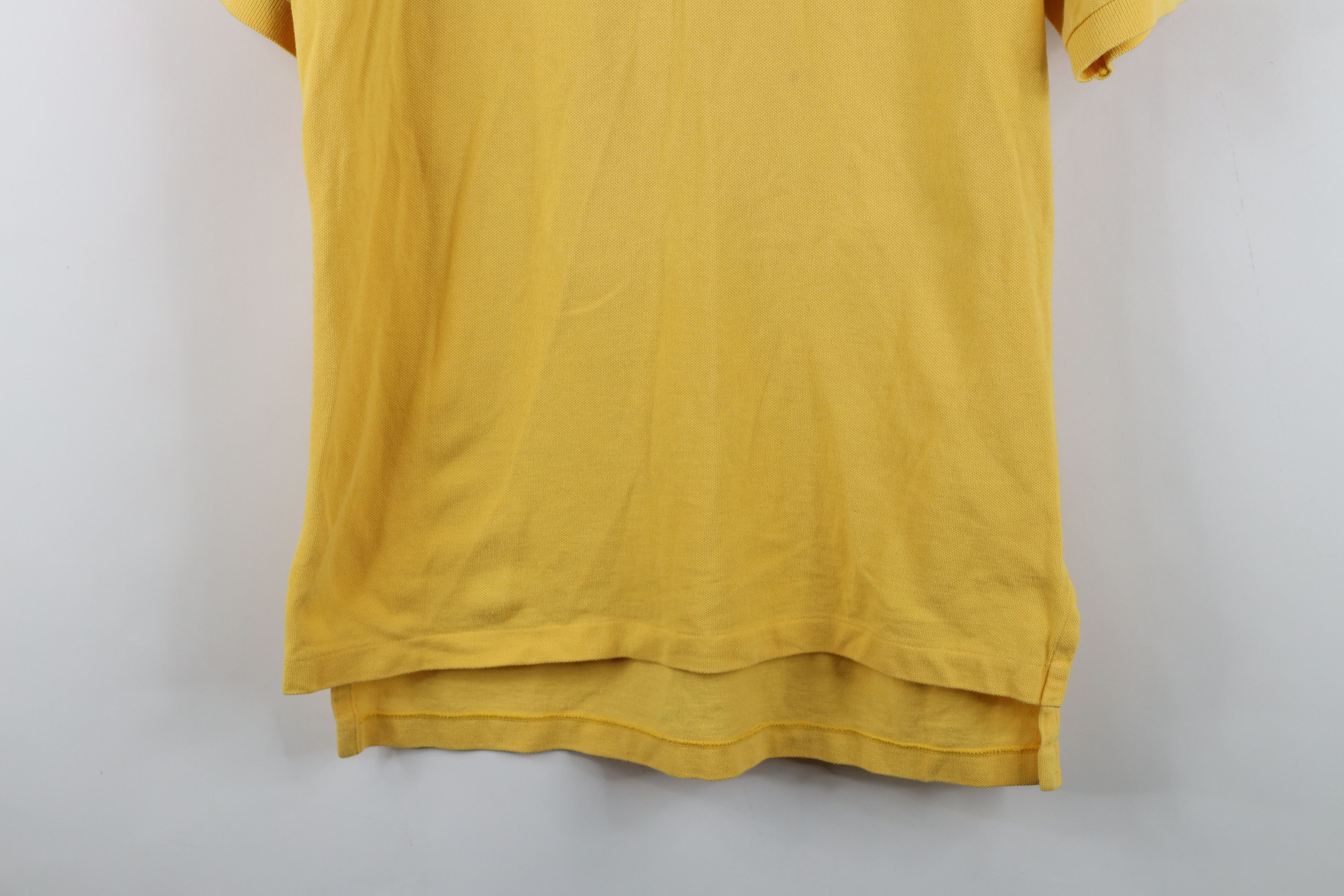 Ralph Lauren Vintage 90s Ralph Lauren Pique Cotton Golf Polo Shirt Yellow Size US M / EU 48-50 / 2 - 3 Thumbnail