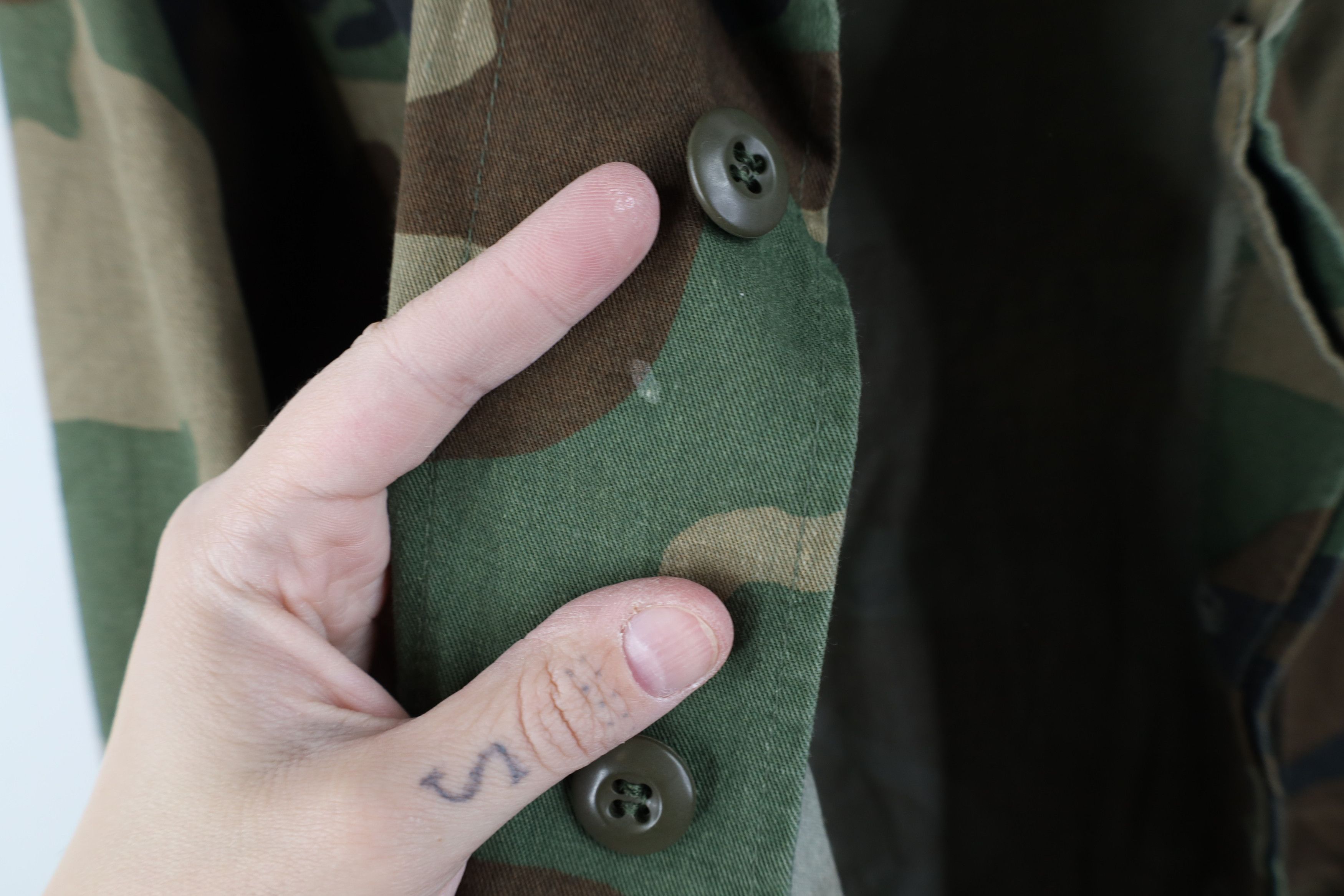 Vintage Vintage 80s US Military Camouflage Combat Jacket Coat USA Size US S / EU 44-46 / 1 - 9 Thumbnail