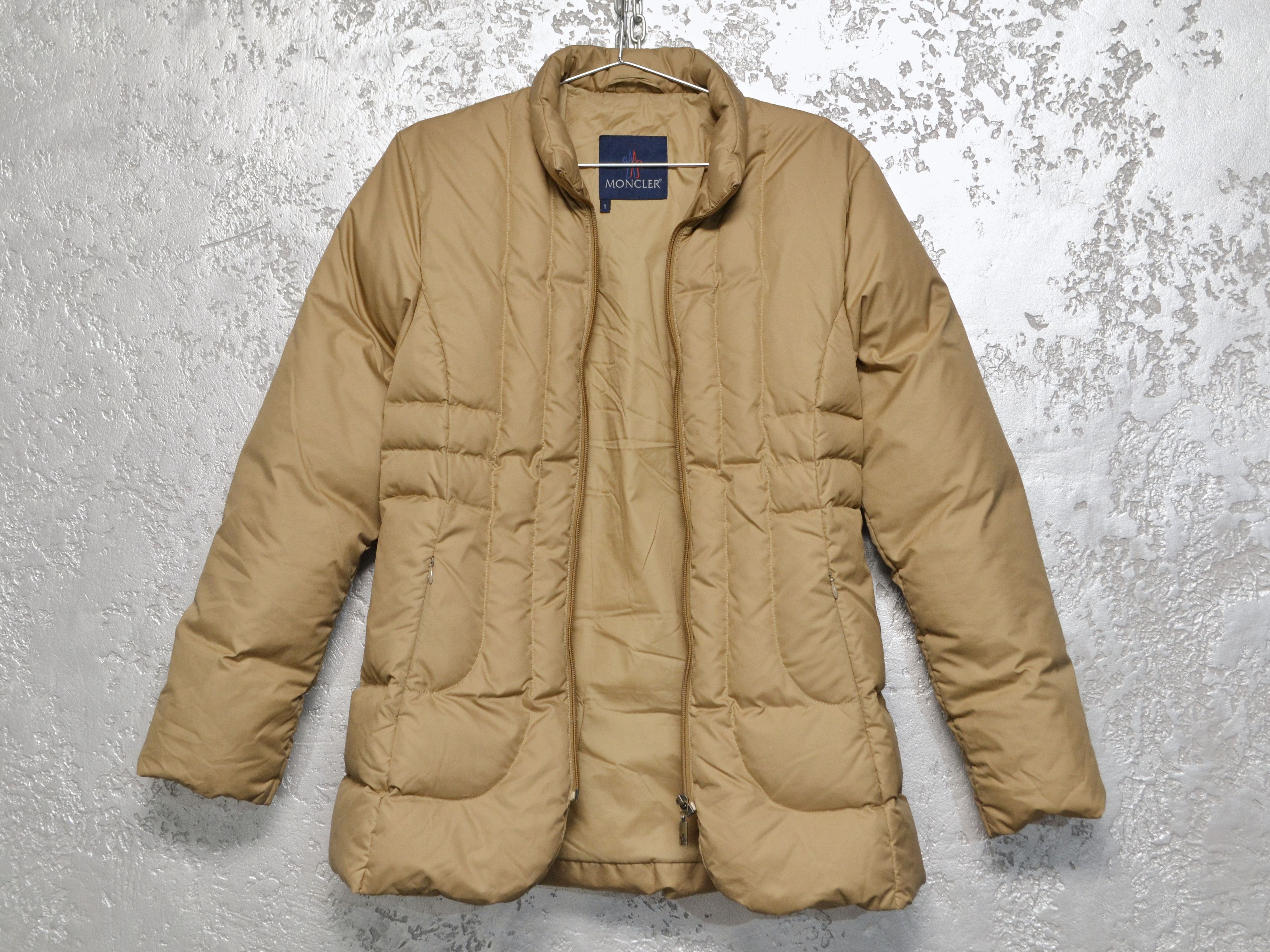 Moncler Moncler Vintage Beige Down Puffer Jacket – Women’s Size 1 Size S / US 4 / IT 40 - 3 Thumbnail