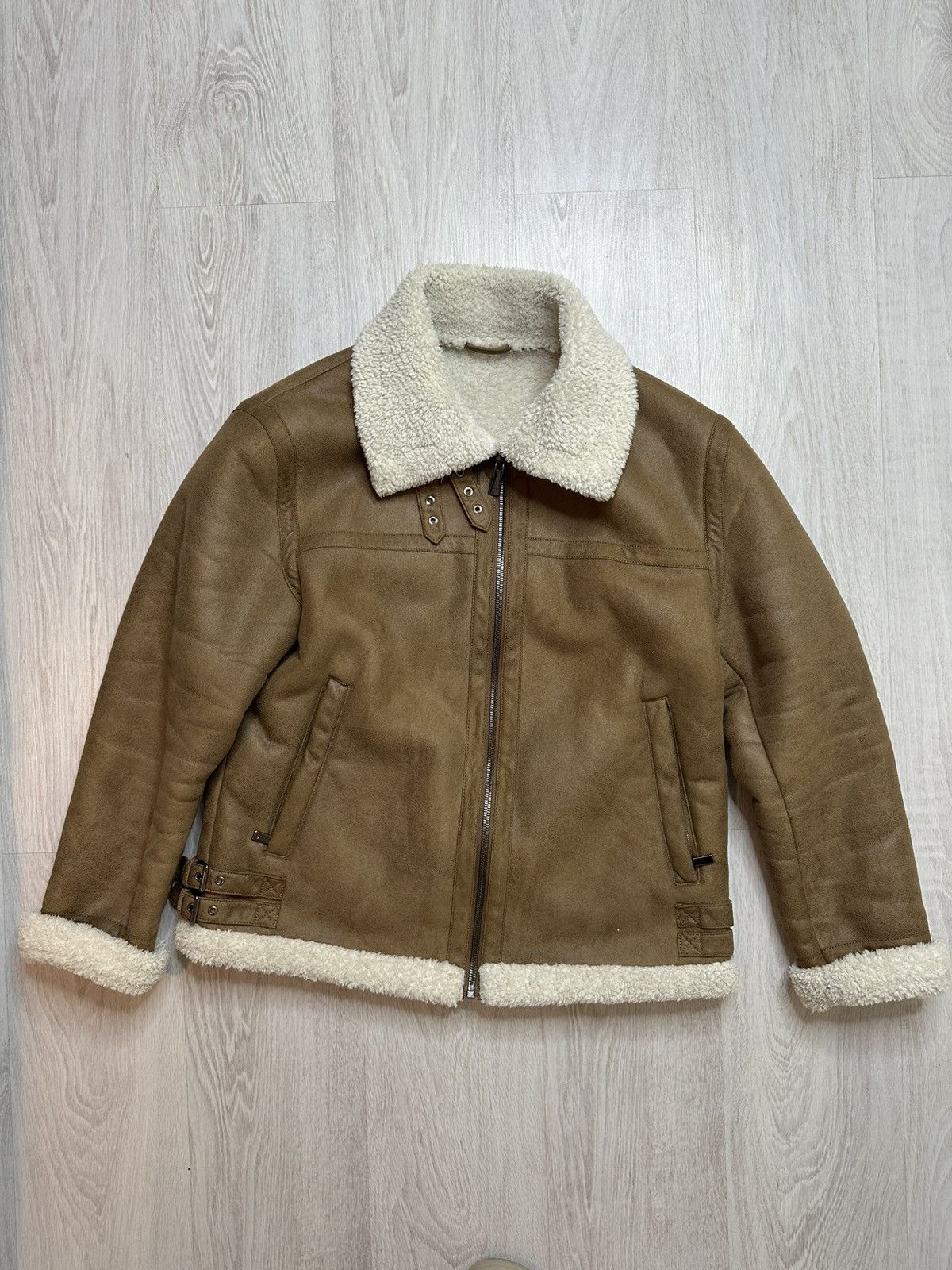 Zara Zara sheepskin coat Size US L / EU 52-54 / 3 - 1 Thumbnail