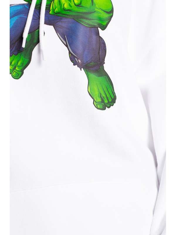 Balenciaga o1bcso1str1224 Unisex Hulk 2021MARVEL Medium Fit Hoodie Size XL / US 12-14 / IT 48-50 - 5 Thumbnail