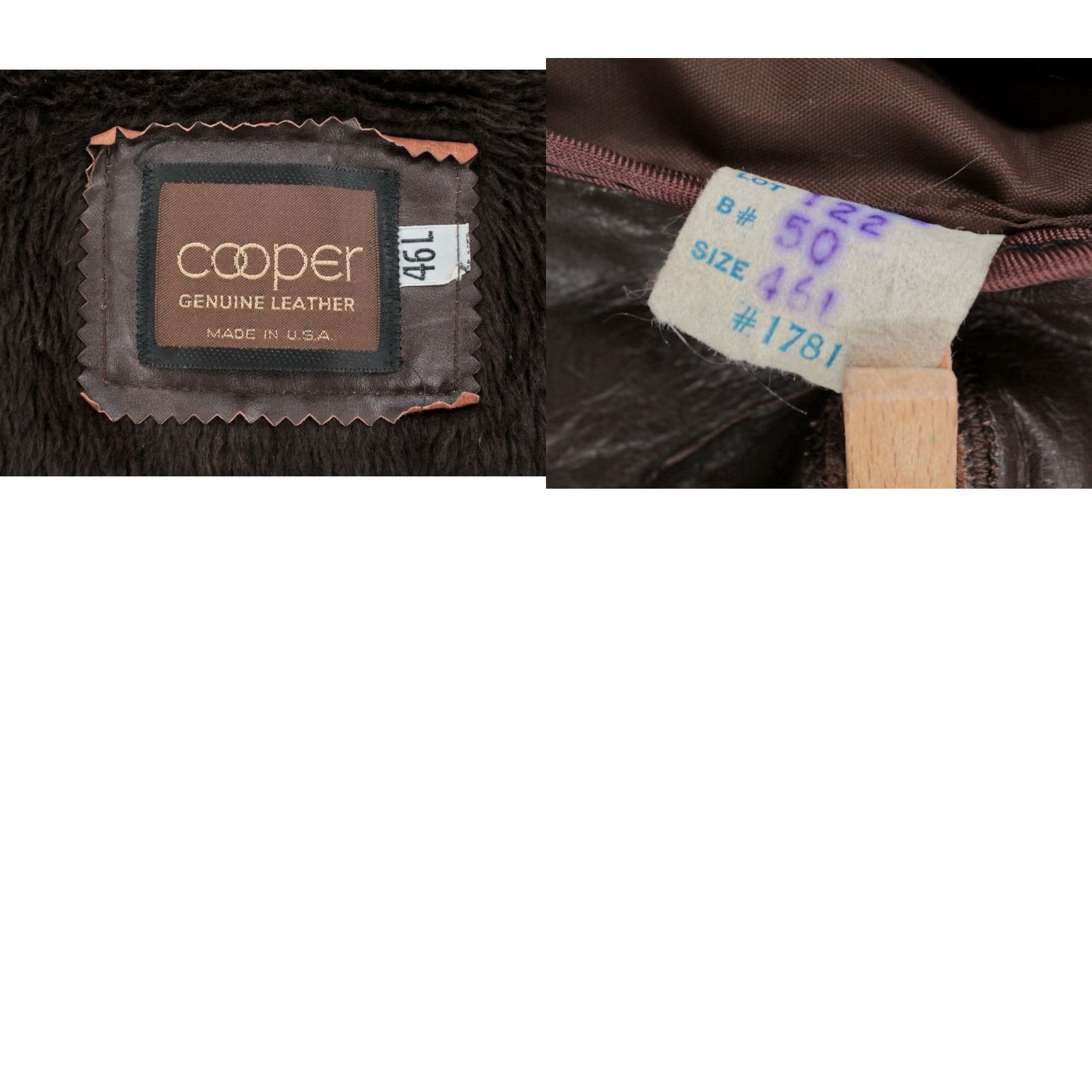 Vintage VINTAGE Cooper Leather Jacket Coat 70s Mens 46 XL Dark Brown 1970s Leather Disco Coat Mens Size US S / EU 44-46 / 1 - 8 Thumbnail