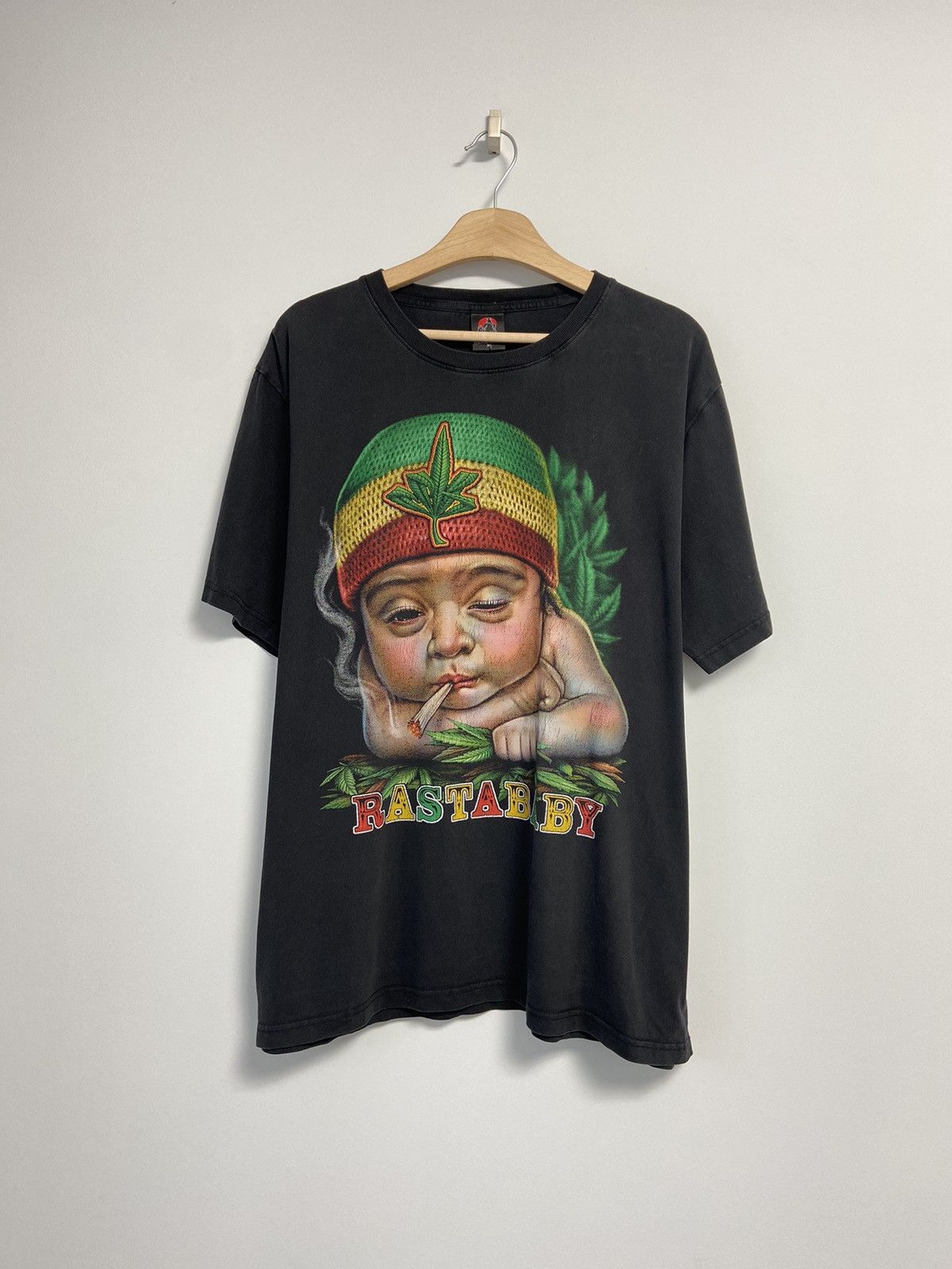 Band Tees Rastababy Vintage Shirt 90’s logo Narco Size US XL / EU 56 / 4 - 1 Thumbnail