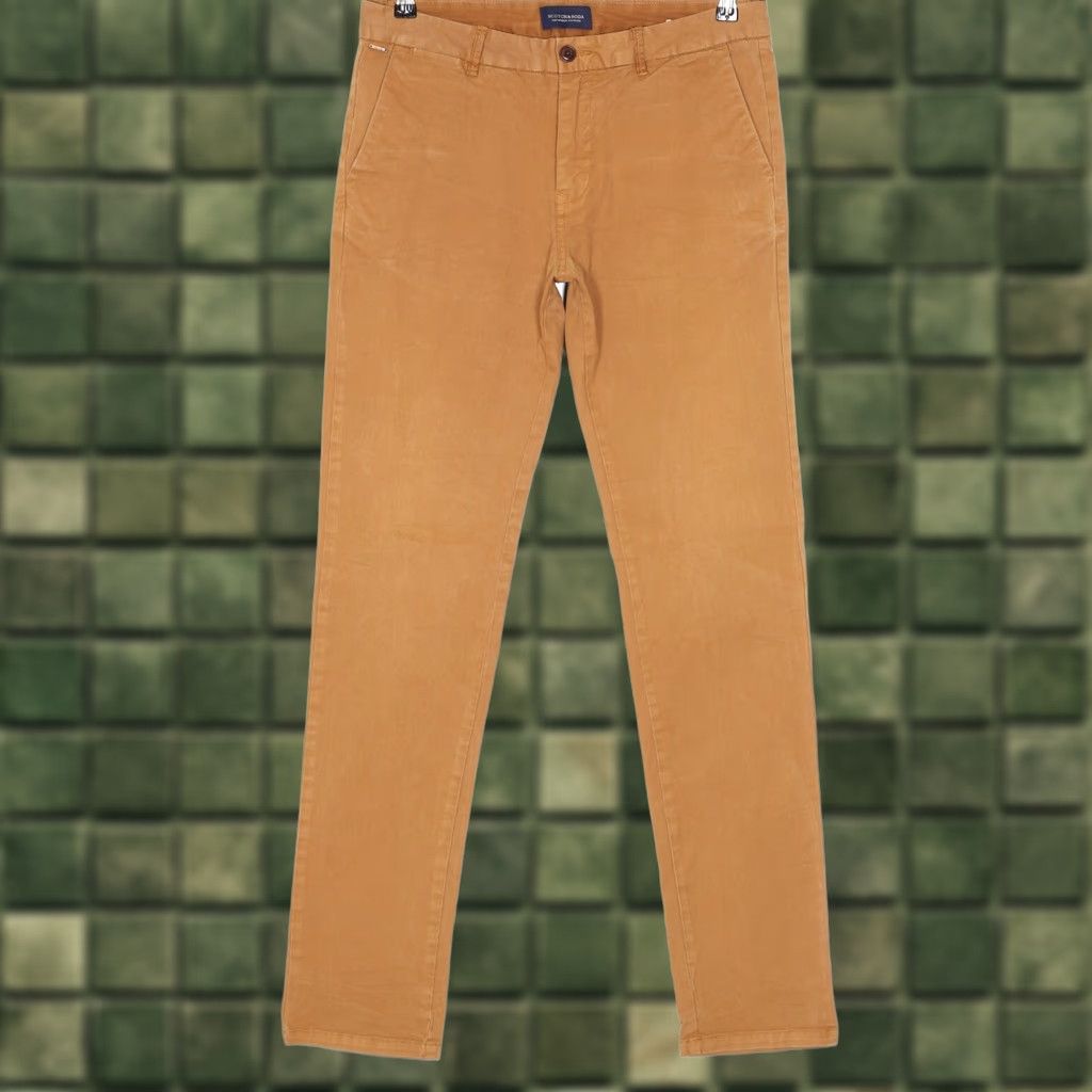 Scotch & Soda SCOTCH & SODA STUART Slim Fit Stretch Trousers Men 30/34 Brown Chino/Trousers DZ4342 Mens Size US 30 / EU 46 - 1 Thumbnail