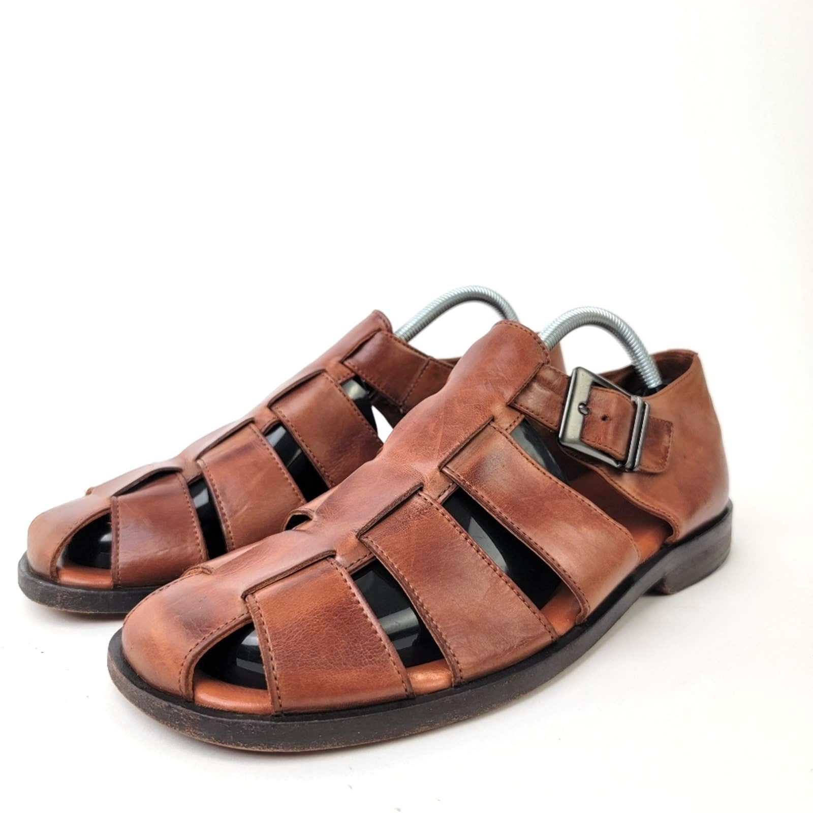 Johnston & Murphy Johnston & Murphy Domani Leather Hurache Fisherman Sandals Size US 8 / EU 41 - 1 Thumbnail