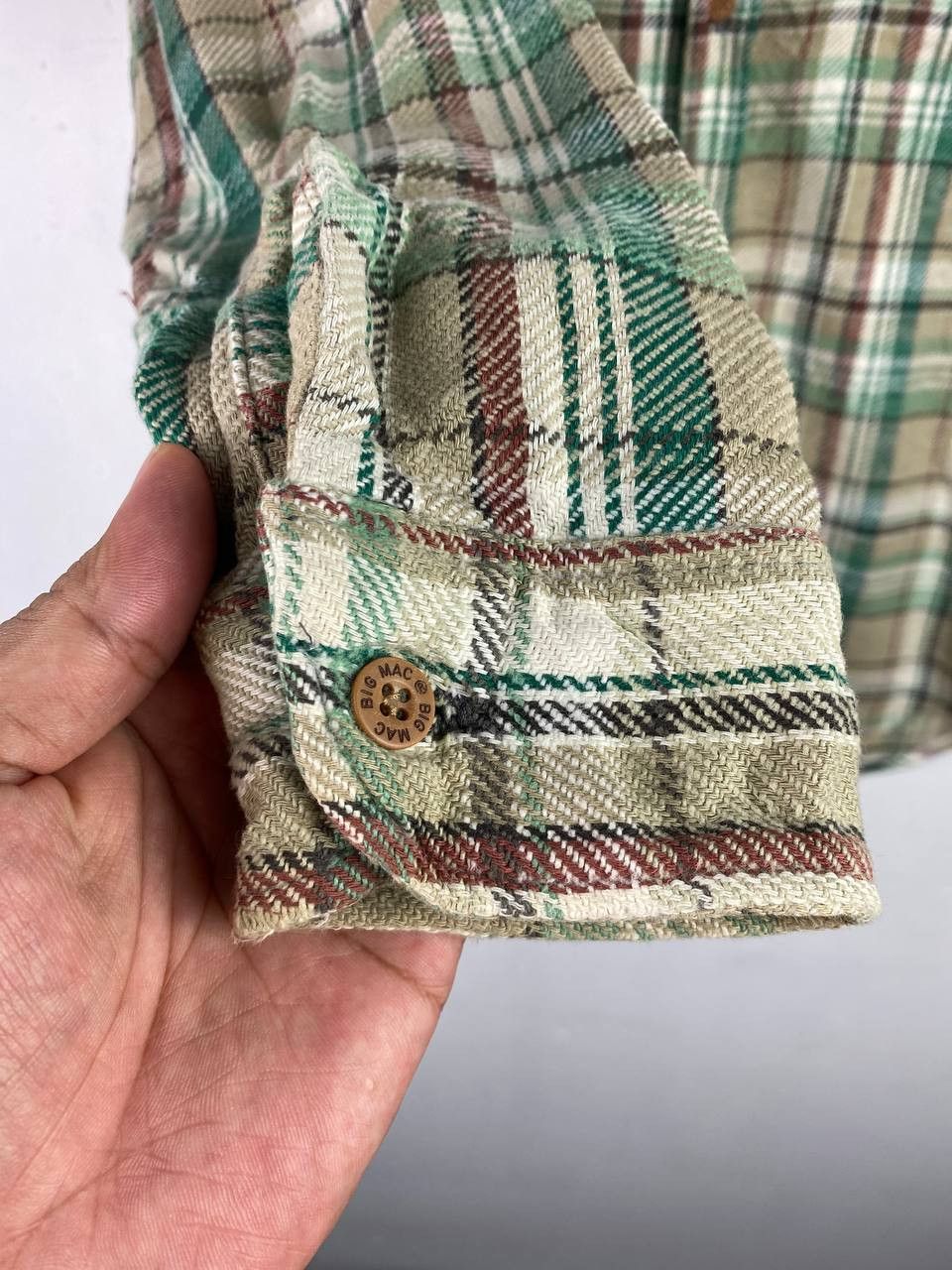 Big Mac vintage big mac checkered flannel shirt nice design Size US M / EU 48-50 / 2 - 4 Thumbnail