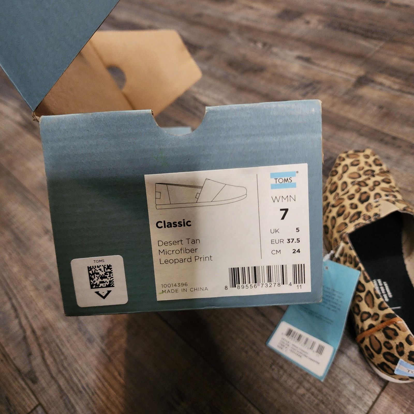 Toms New Toms Desert Tan Microfiber Leopard Print SZ 7NIB Shf Size US 7 / IT 37 - 4 Thumbnail