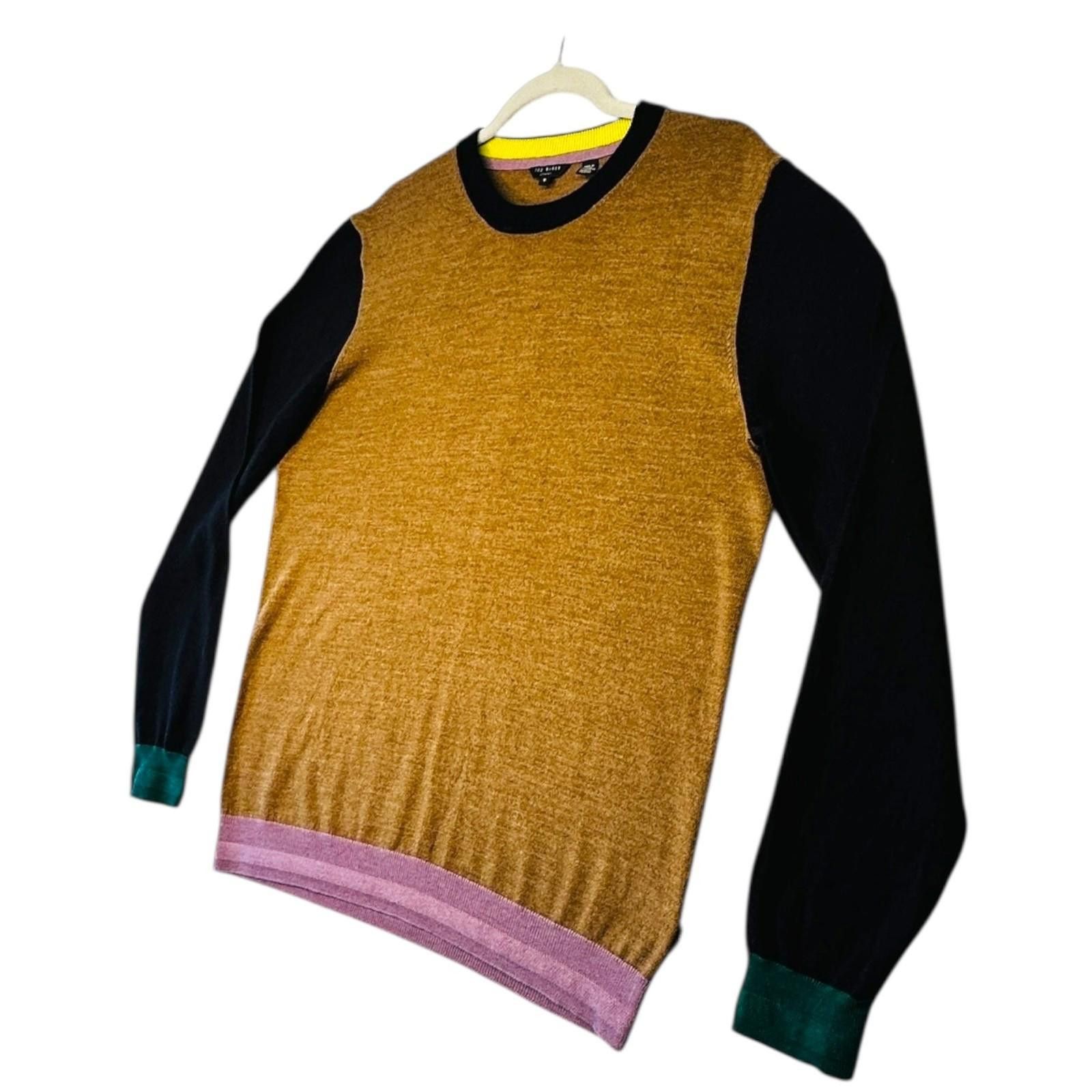 Ted Baker Ted Baker 5 Jumper Men's UK Size XL Brown Long Sleeve Size US XL / EU 56 / 4 - 2 Thumbnail