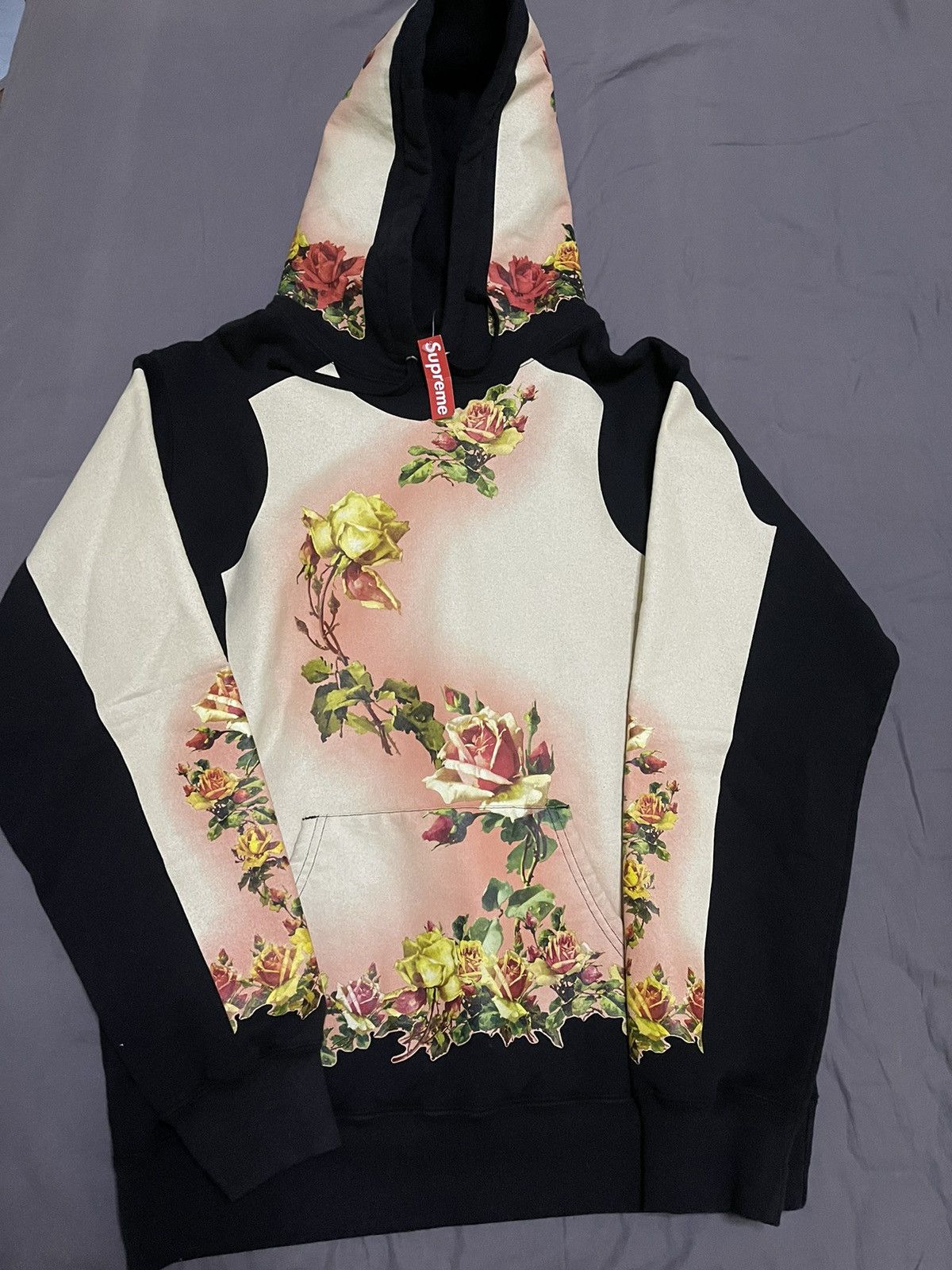 Supreme Supreme Jean Paul gaultier Floral print hooded sweatershirts |  Grailed