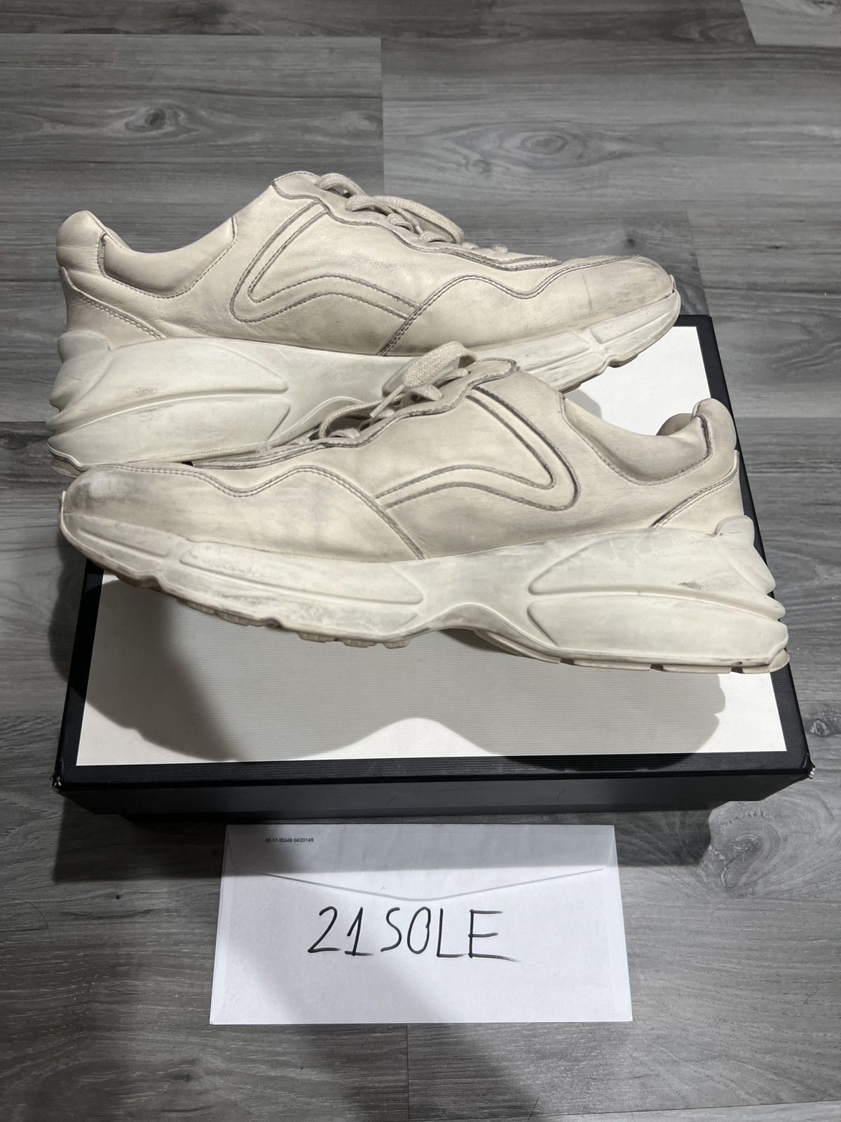 Gucci Gucci Rhyton Ivory size 10 Size US 10 / EU 43 - 4 Thumbnail