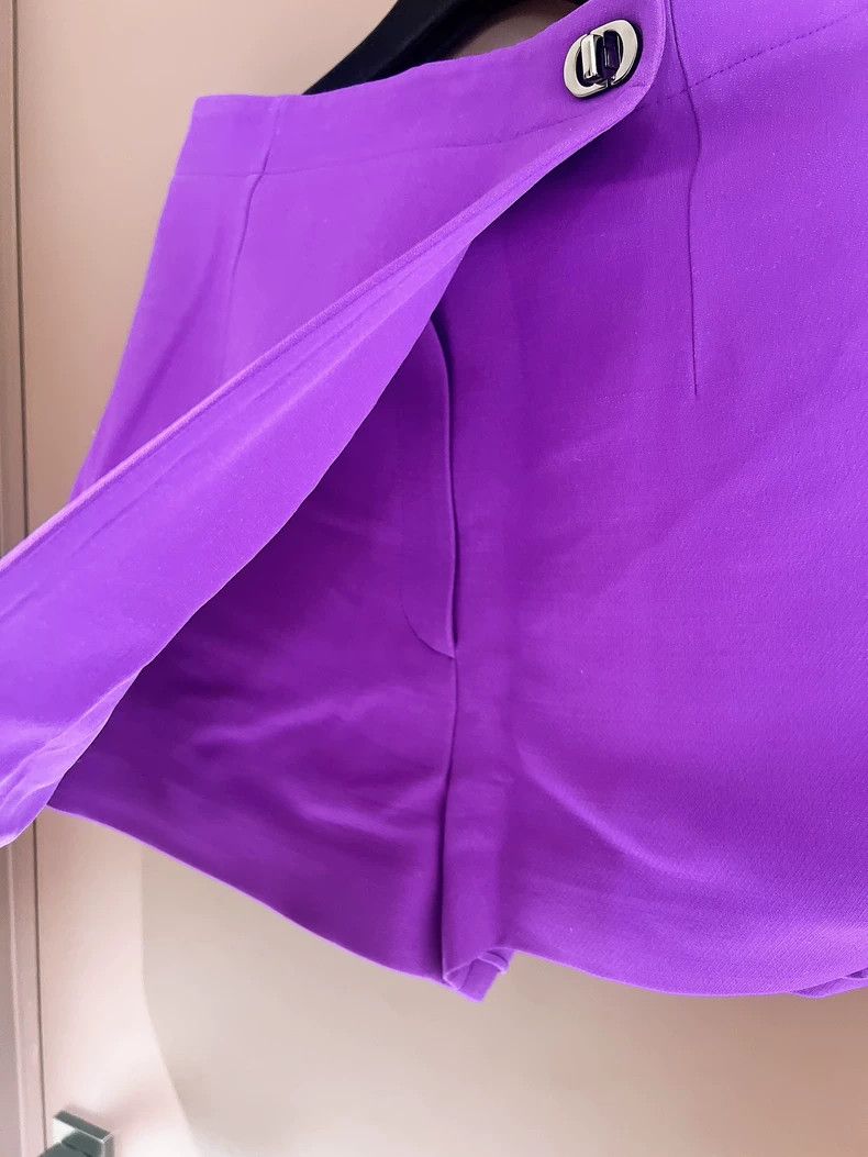 Dior Dior New dopamine purple fake two-piece skirt shorts 2504-N Size 24" / US 00 / IT 34 - 4 Thumbnail