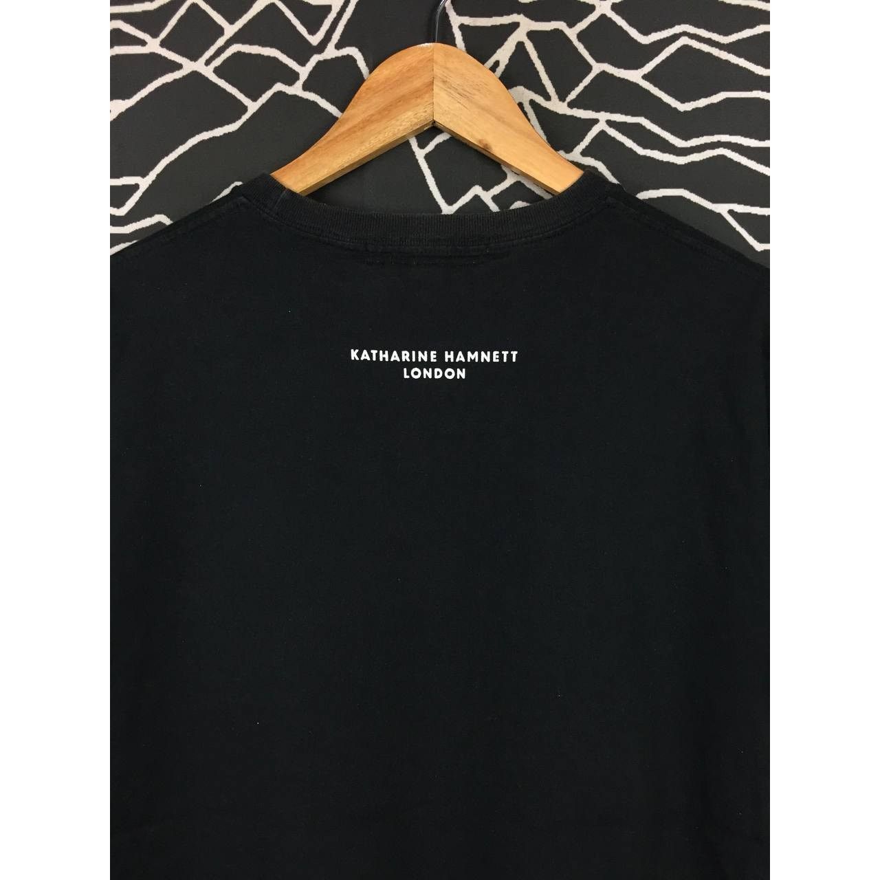 Designer × Katharine Hamnett London × Vintage Vtg Katharine Hamnett London Spell Out Tee Size US L / EU 52-54 / 3 - 6 Thumbnail